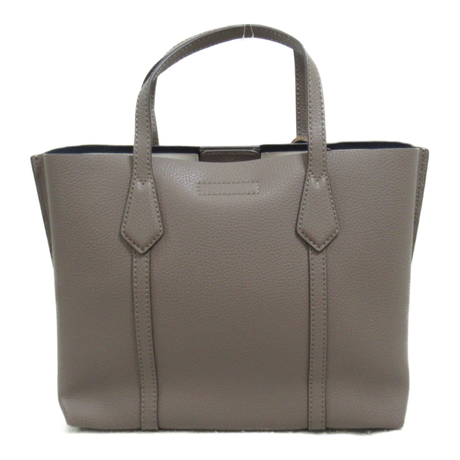 Tory Burch 2way Leather Tote Bag Gray