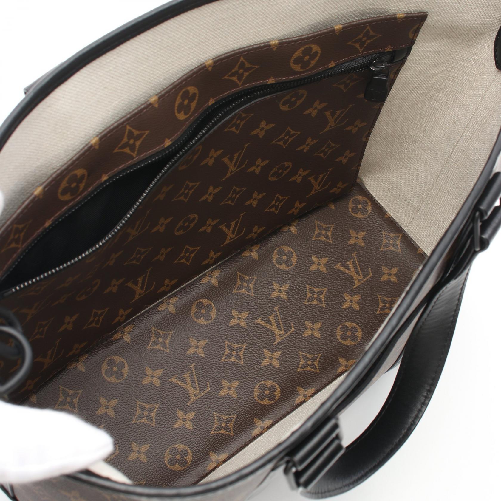 Louis Vuitton Monogram Macassar Tote Bag M45734