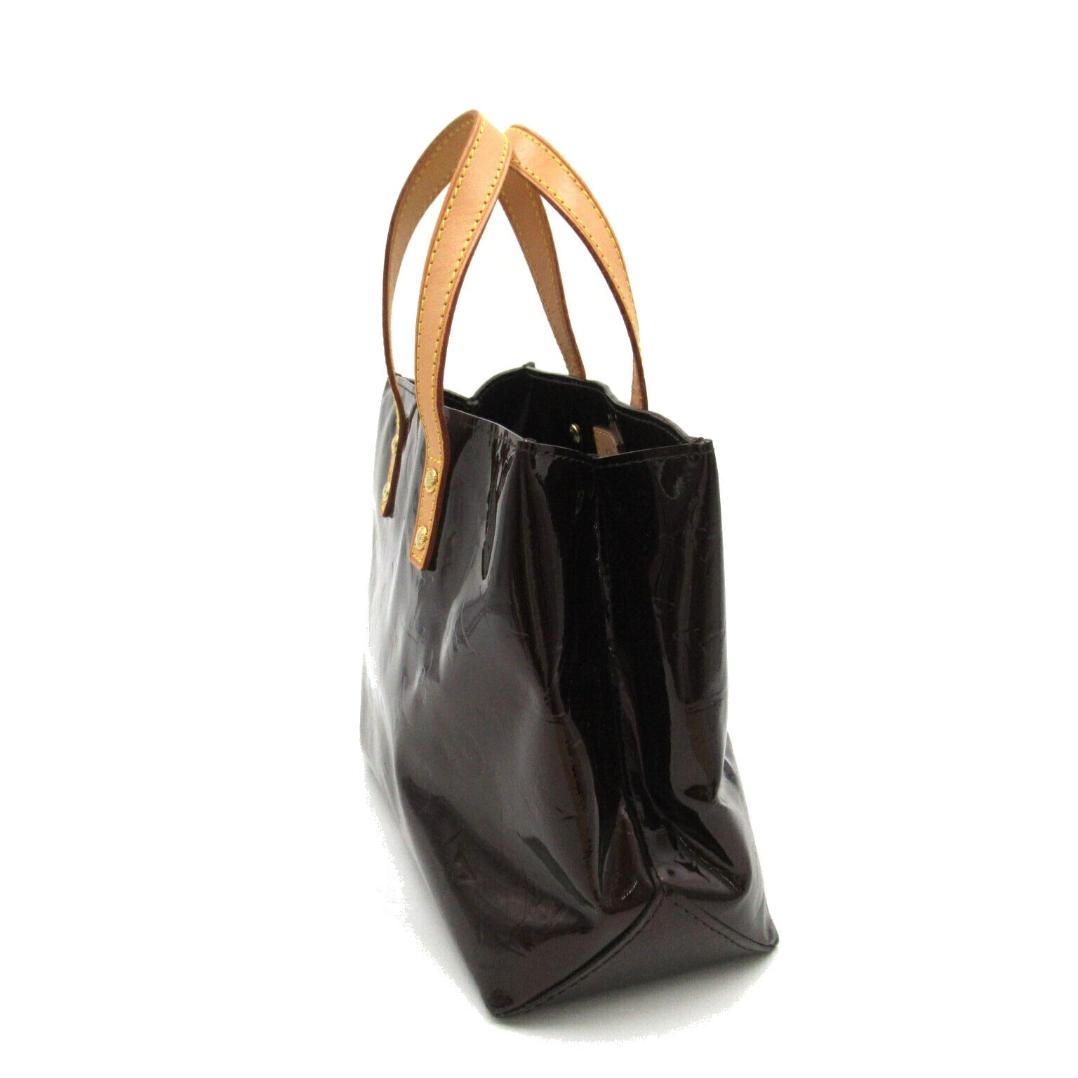 Louis Vuitton Vernis Reed PM Tote Bag Brown