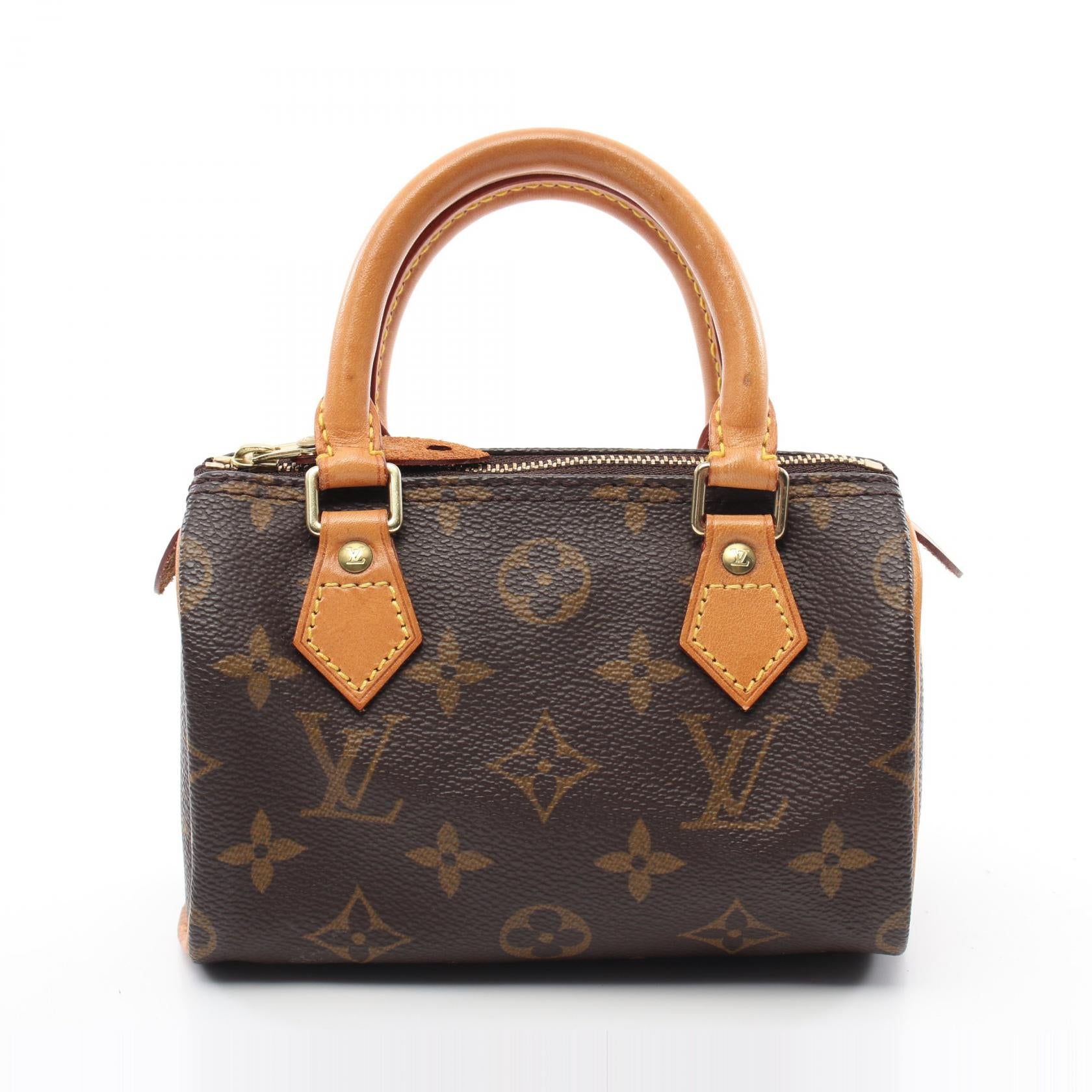 Louis Vuitton Monogram Mini Speedy Canvas Handbag M41534 in Good Condition