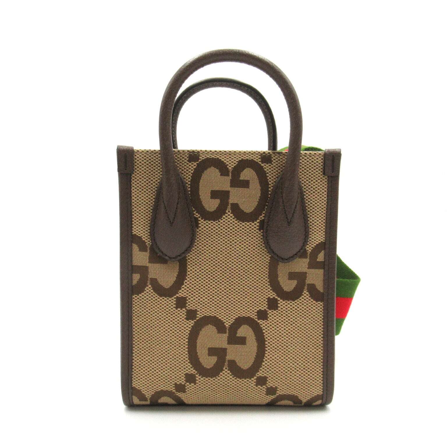 Gucci Jumbo GG 2way Shoulder Bag Brown Canvas