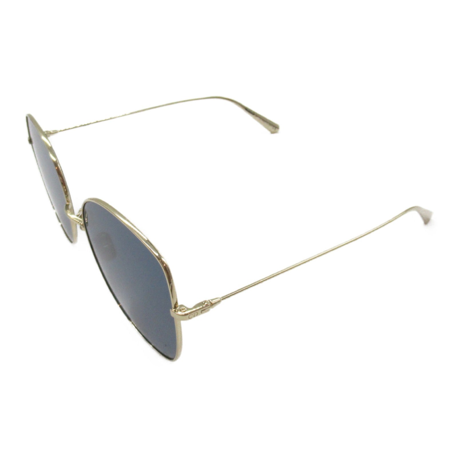 Dior Sunglasses Plastic Stainless Steel Gold