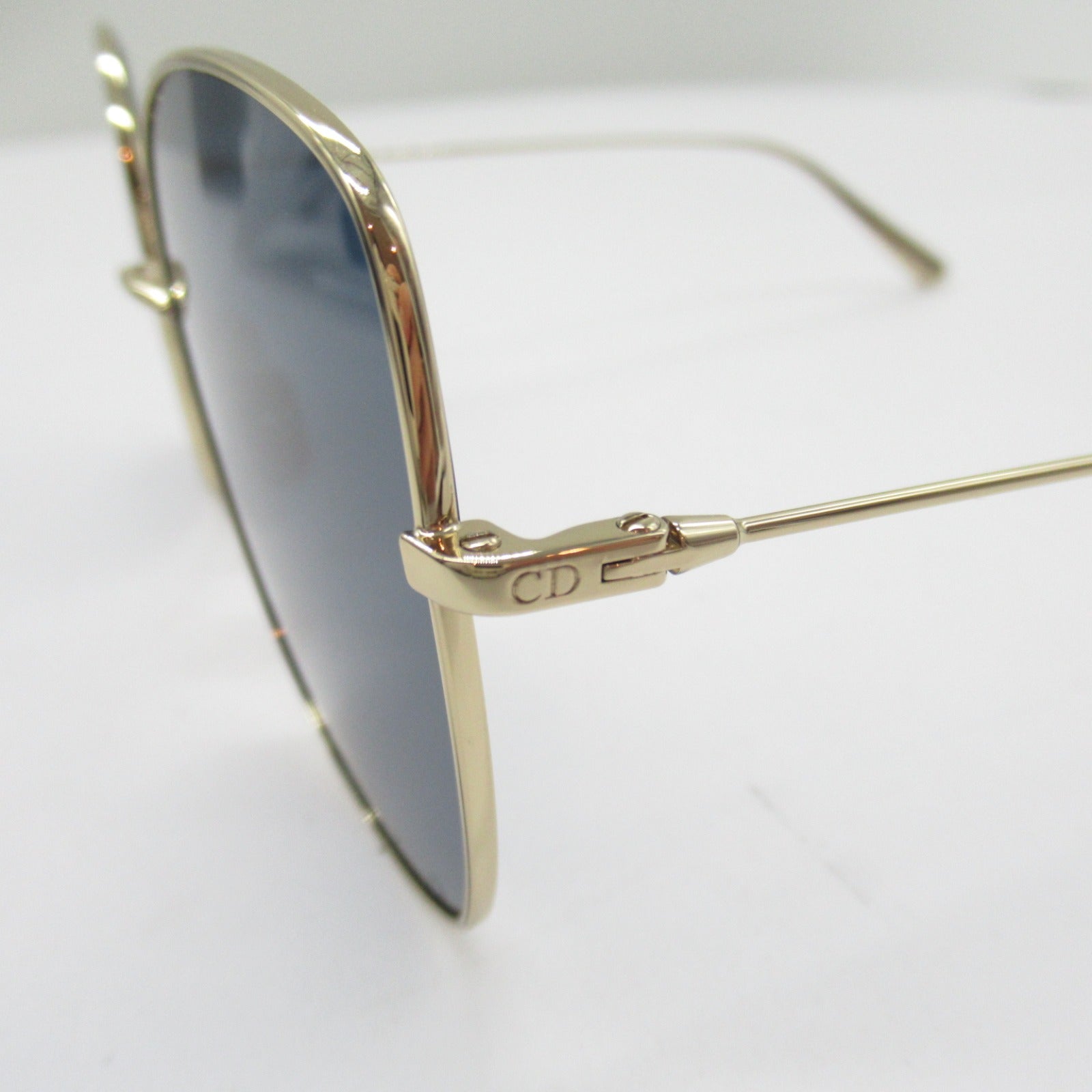 Dior Sunglasses Plastic Stainless Steel Gold