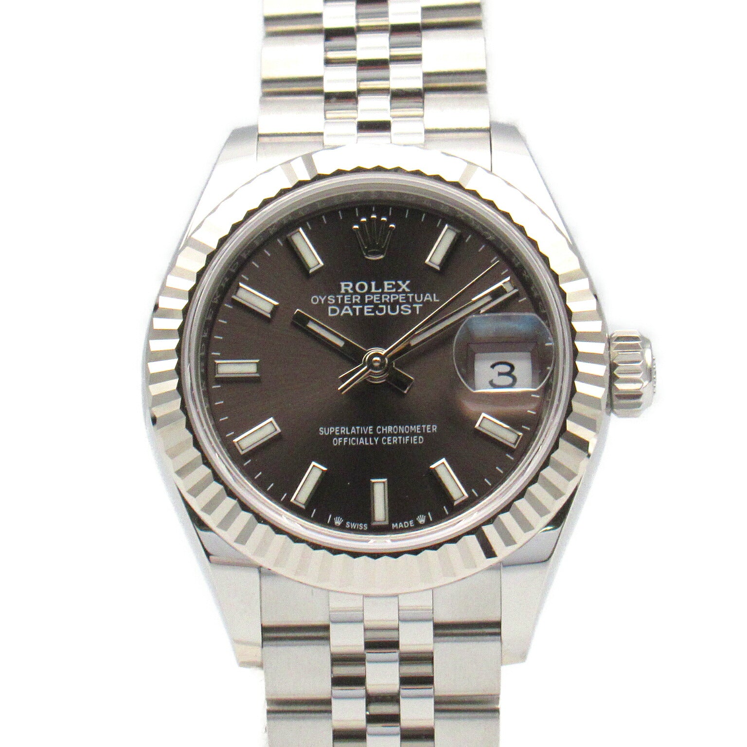 Rolex Datejust White Gold Stainless Steel Watch