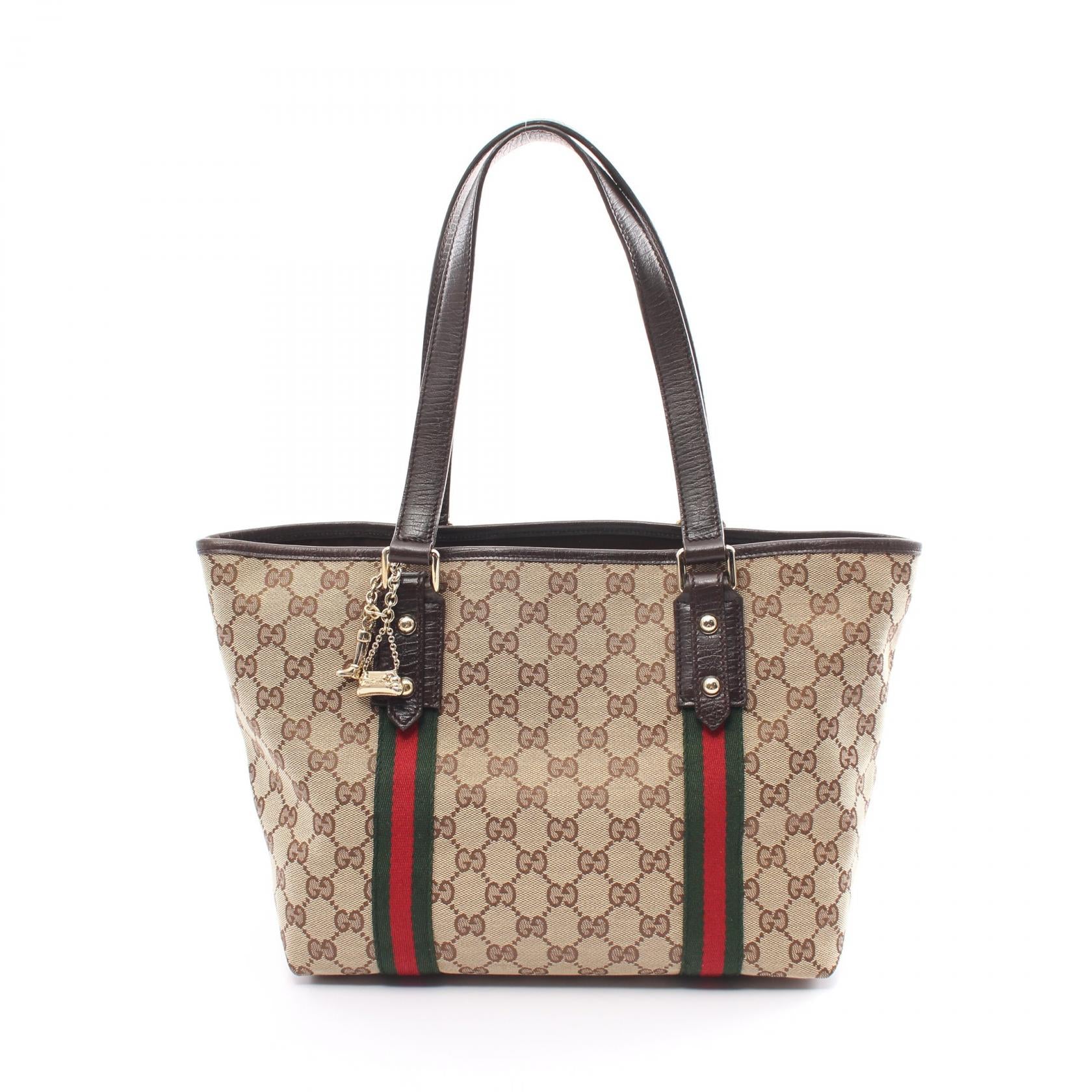 Gucci GG Canvas Tote Bag Canvas Tote Bag 137396 in Very Good Condition