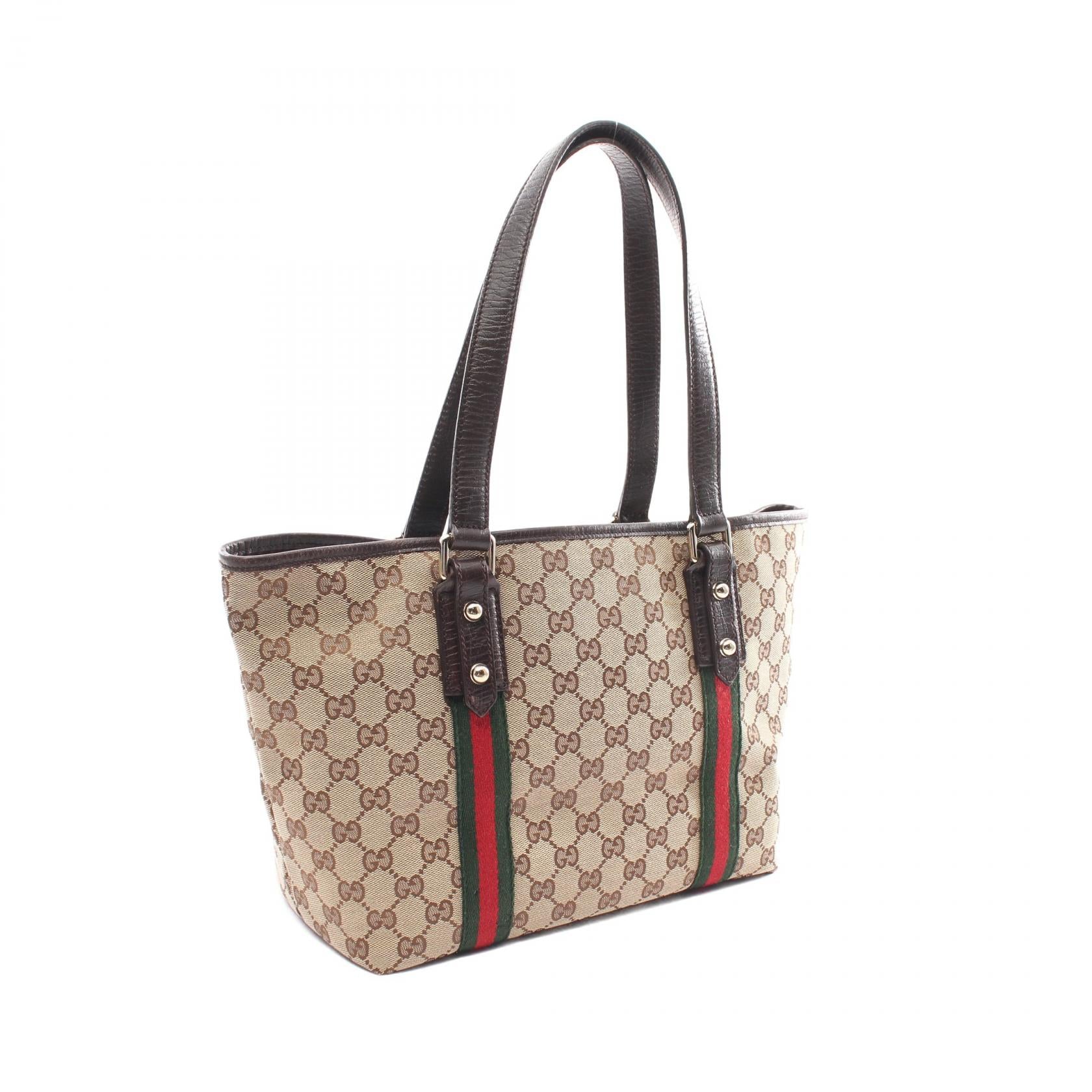 Gucci GG Canvas Tote Bag Canvas Tote Bag 137396 in Very Good Condition