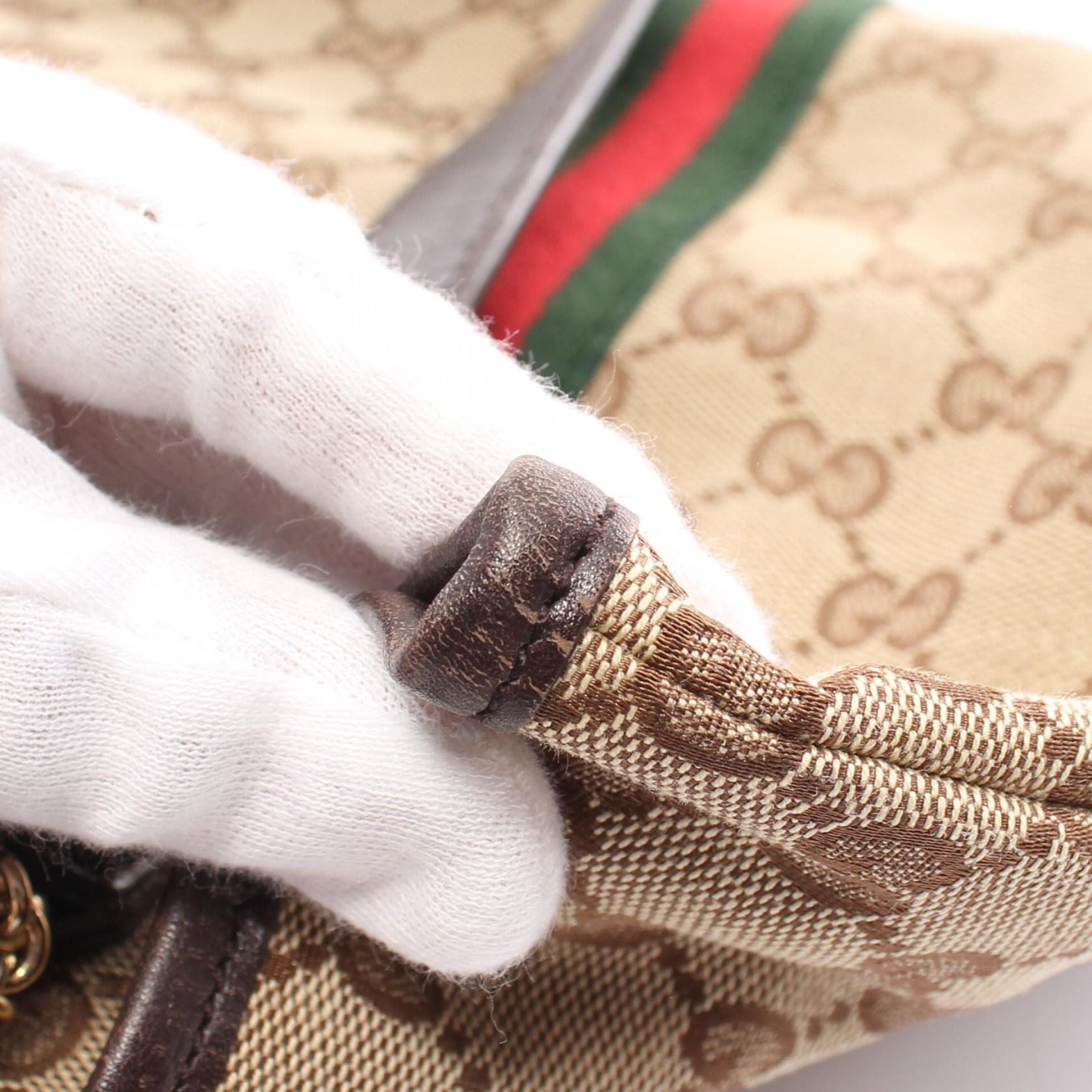 Gucci GG Canvas Tote Bag Canvas Tote Bag 137396 in Very Good Condition