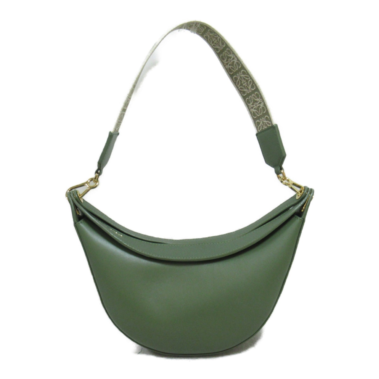 Loewe Luna Lambskin Shoulder Bag Green