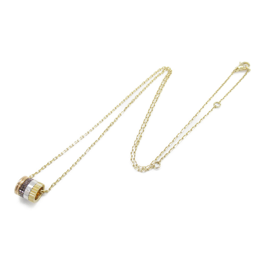 Boucheron Quatre Classic Small Diamond Necklace K18 Gold JPN00547