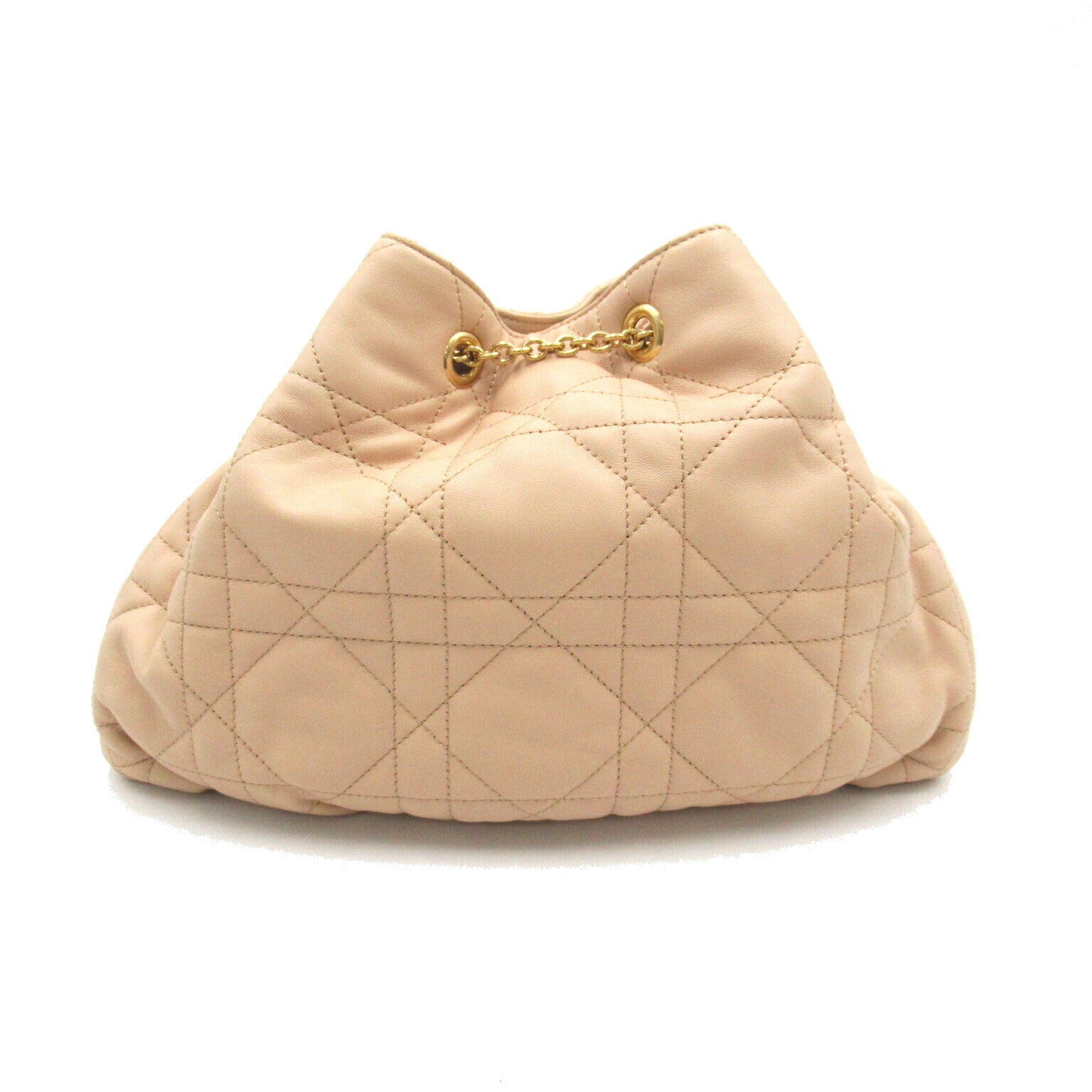 Dior Ammi Lambskin Shoulder Bag Beige