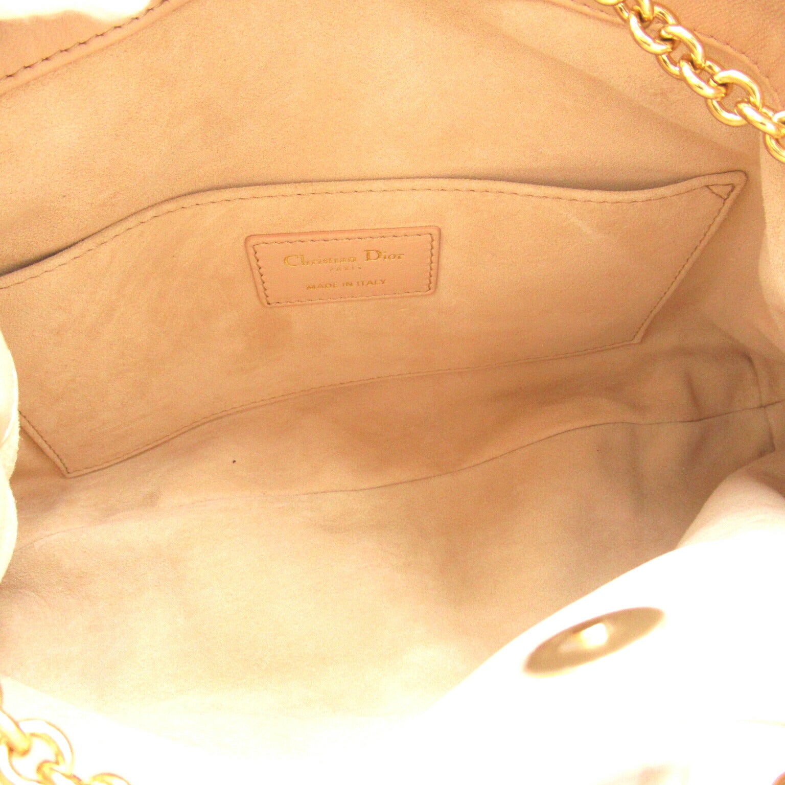 Dior Ammi Lambskin Shoulder Bag Beige