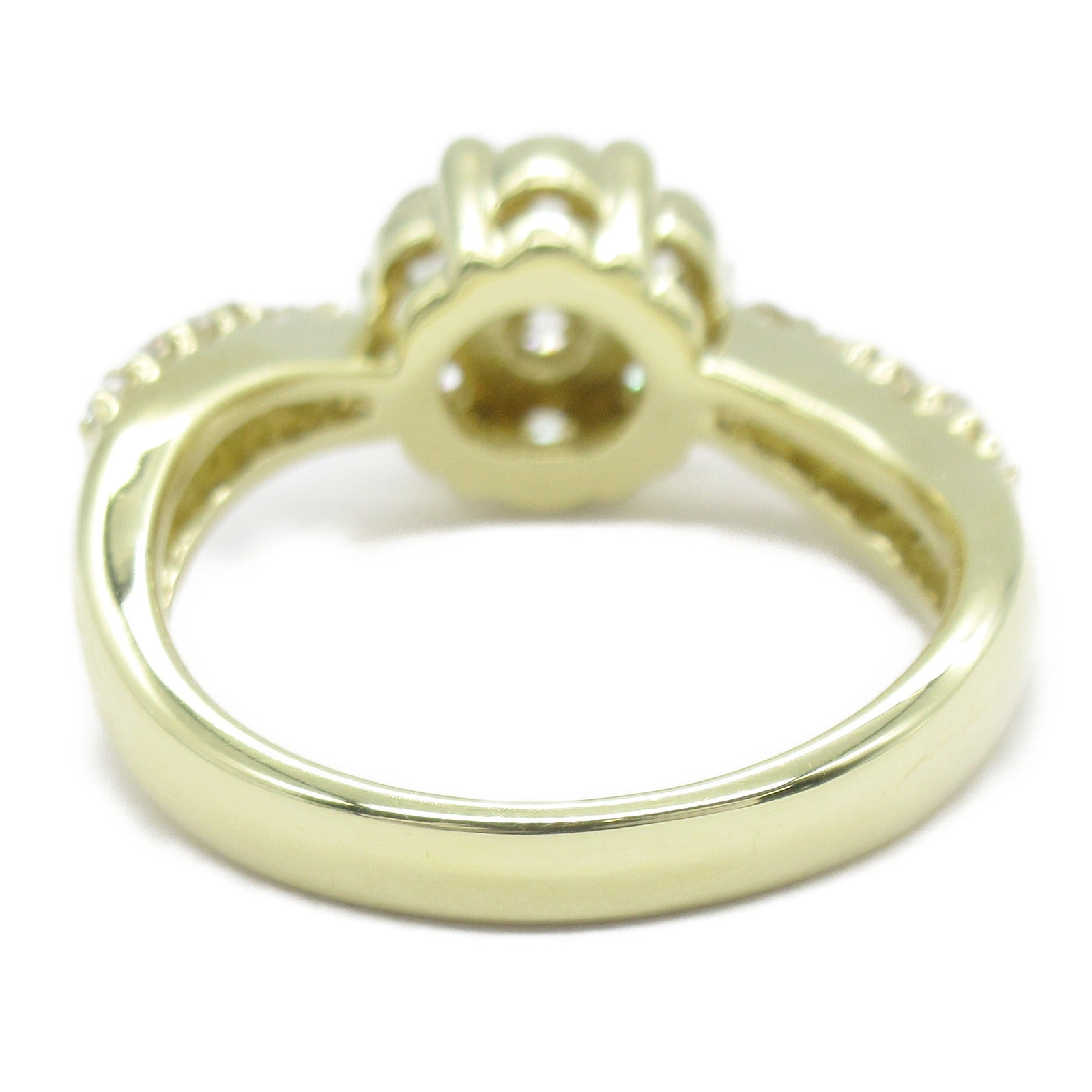 K18 Yellow Gold Diamond Ring Jewelry