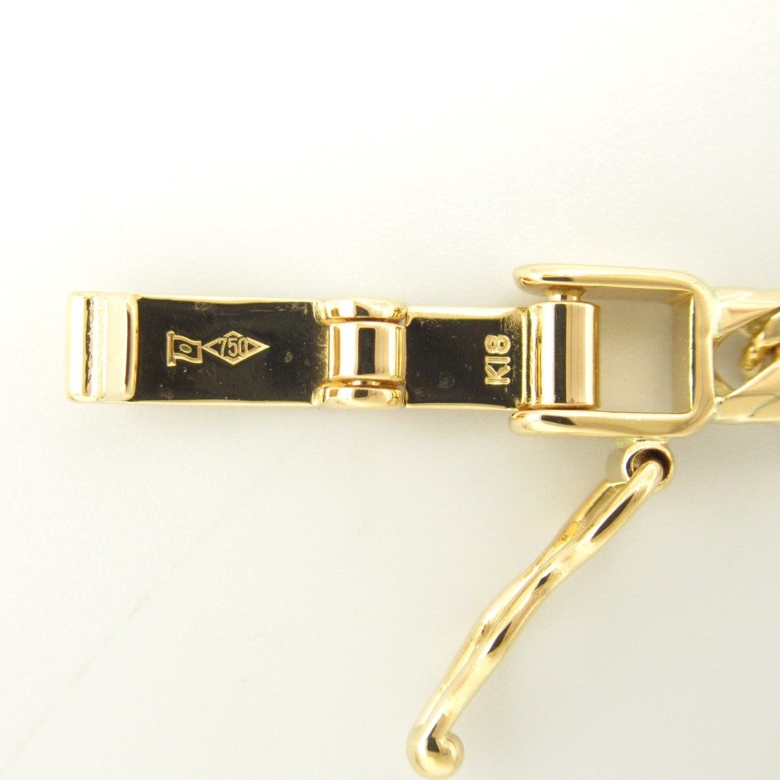 K18 Yellow Gold 8 Men T Necklace