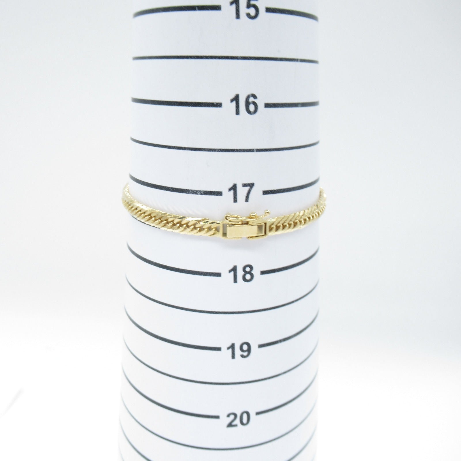 K18 Yellow Gold 8 Men T Bracelet Jewelry