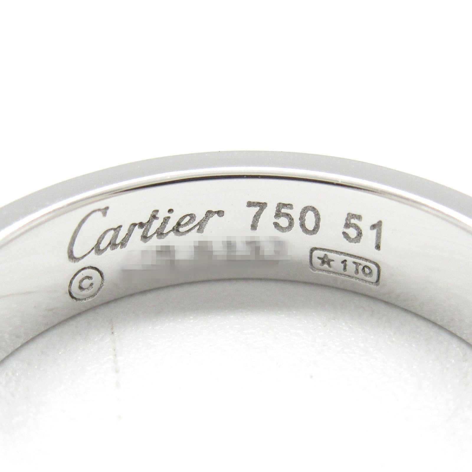 Cartier Happy Birthday Ring K18WG White Gold