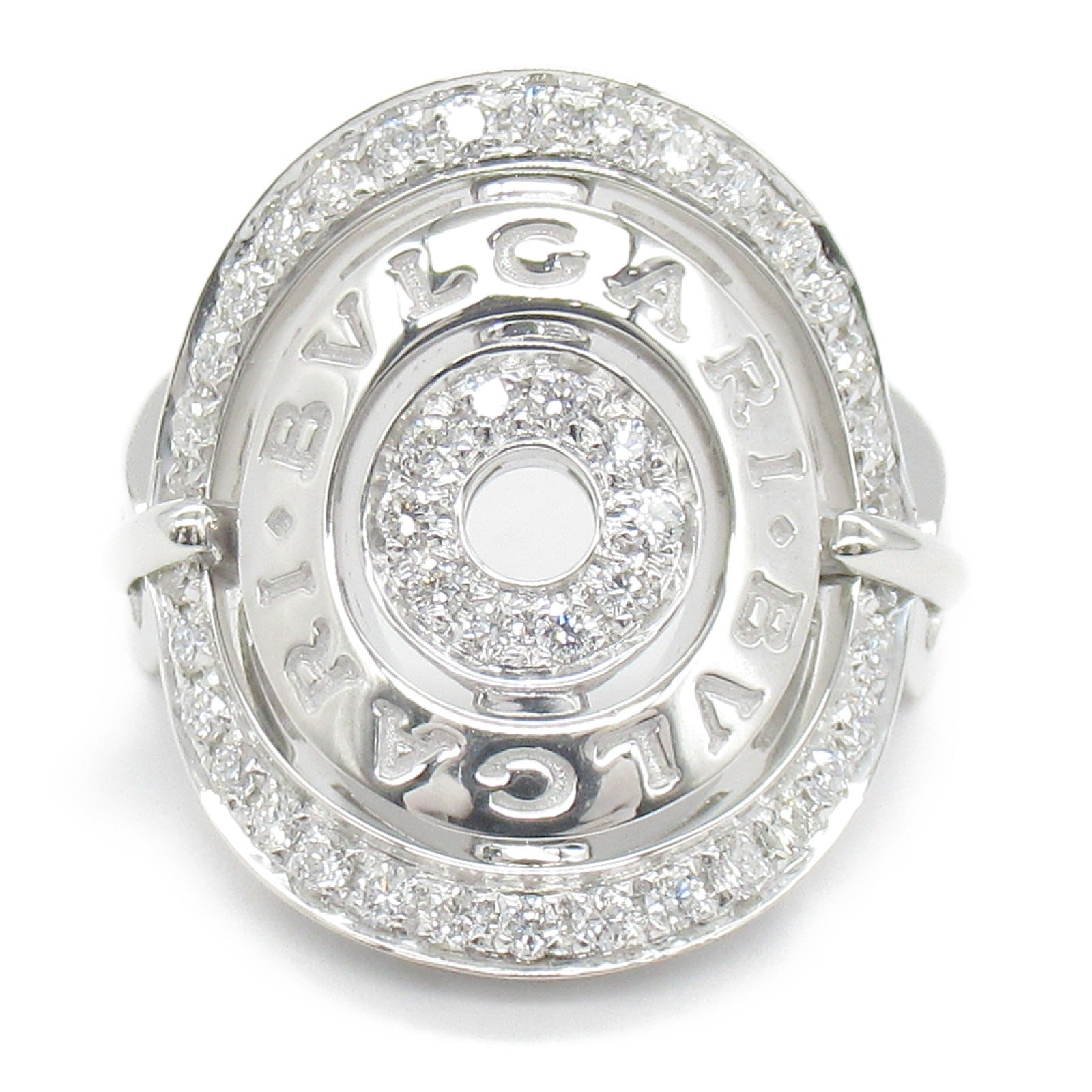 Bvlgari Astrale Cerchi Diamond Ring K18WG