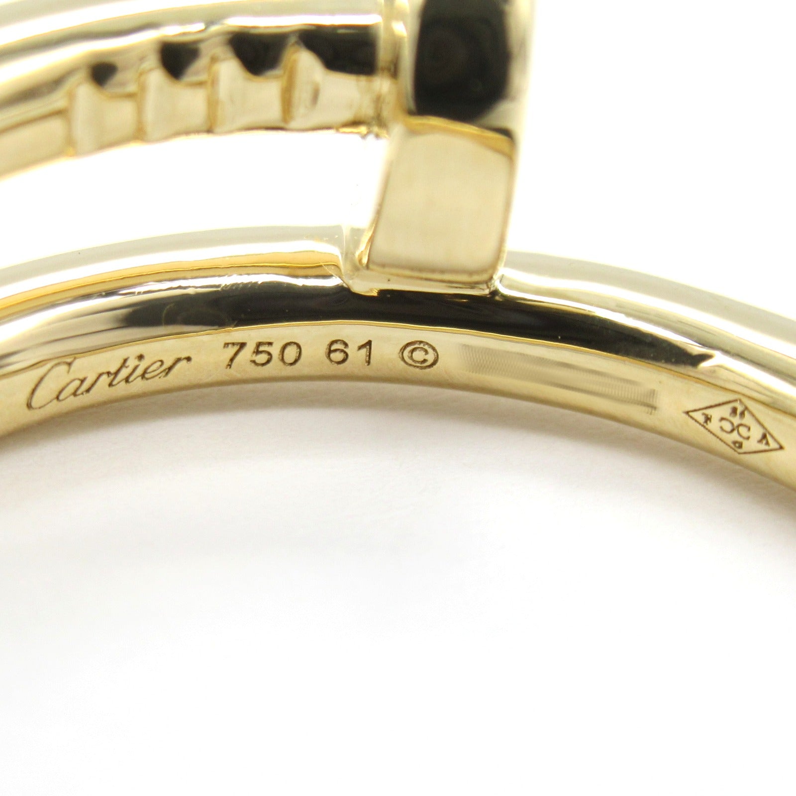 Cartier Juste Un Clou Ring K18 Yellow Gold