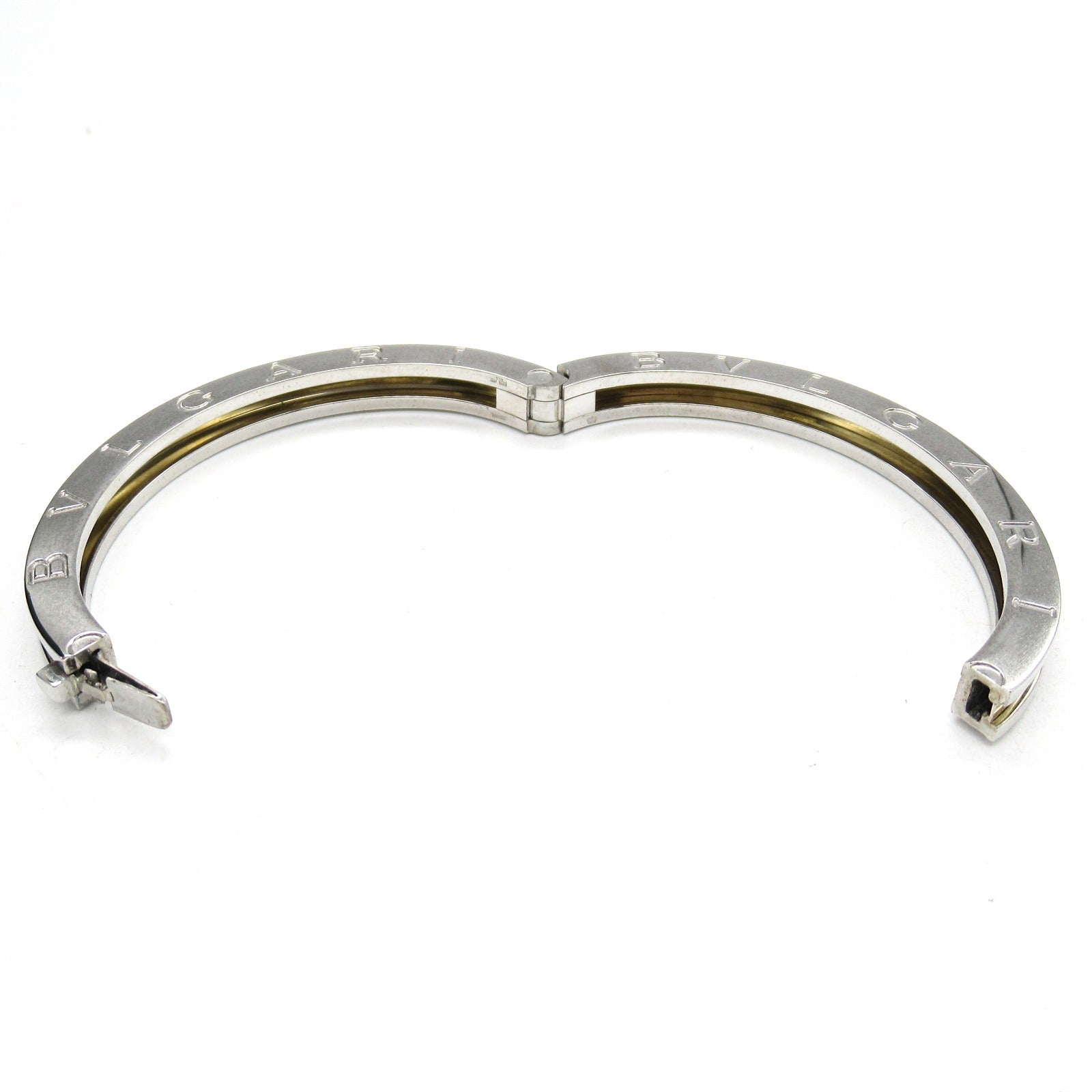 Bvlgari Bangle K18 Yellow Gold Stainless Steel