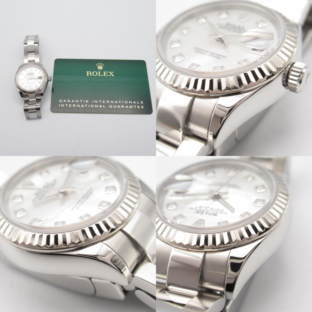 Rolex Datejust 10P Diamond Watch 279174NG