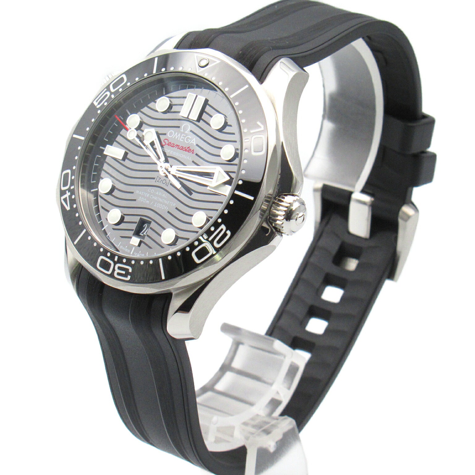 Omega Seamaster Stainless Steel Rubber Watch