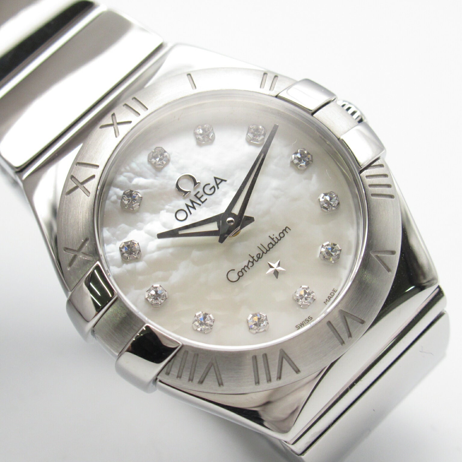 Omega Constellation Diamond Stainless Steel Watch