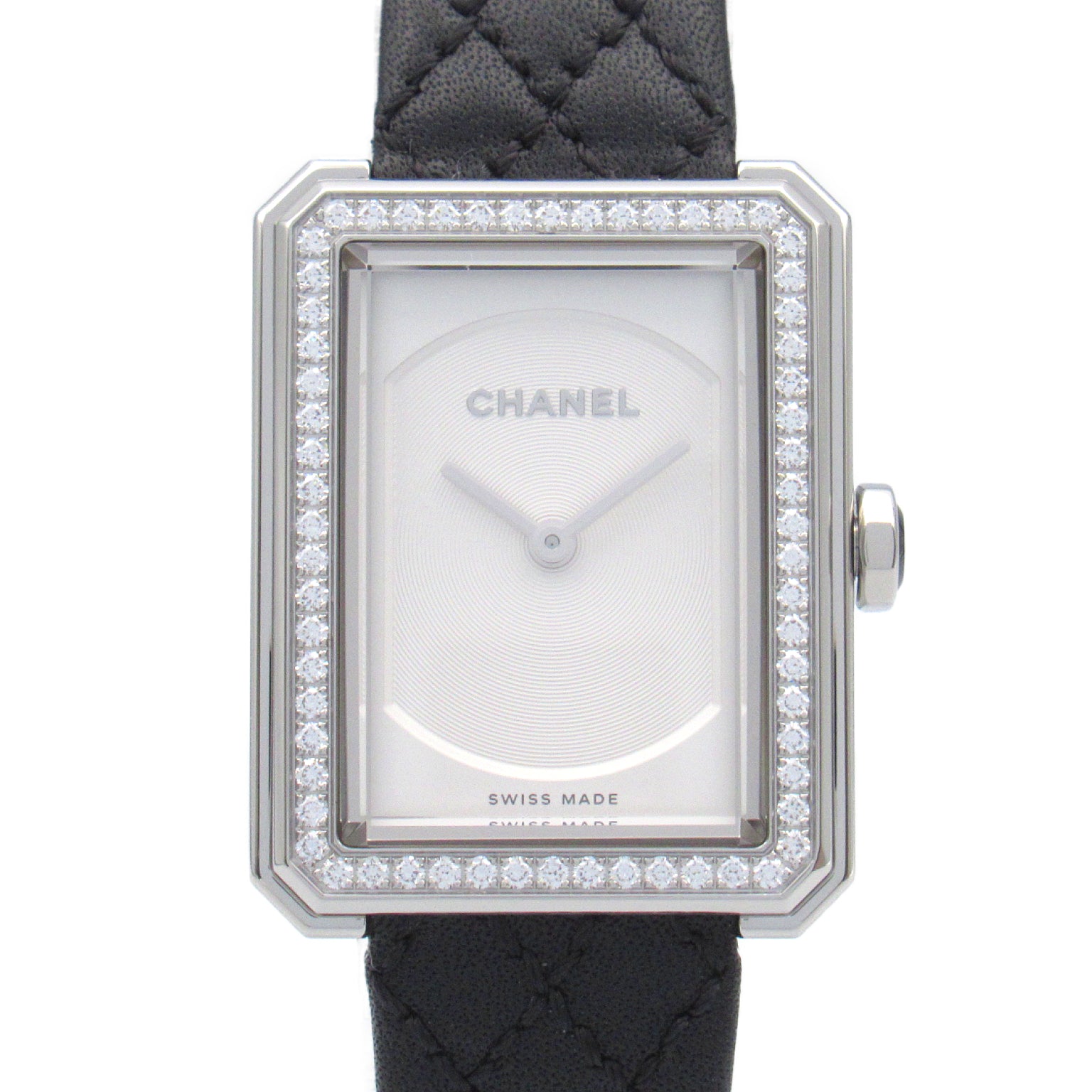 Chanel Boyfriend Diamond Bezel Watch H6955