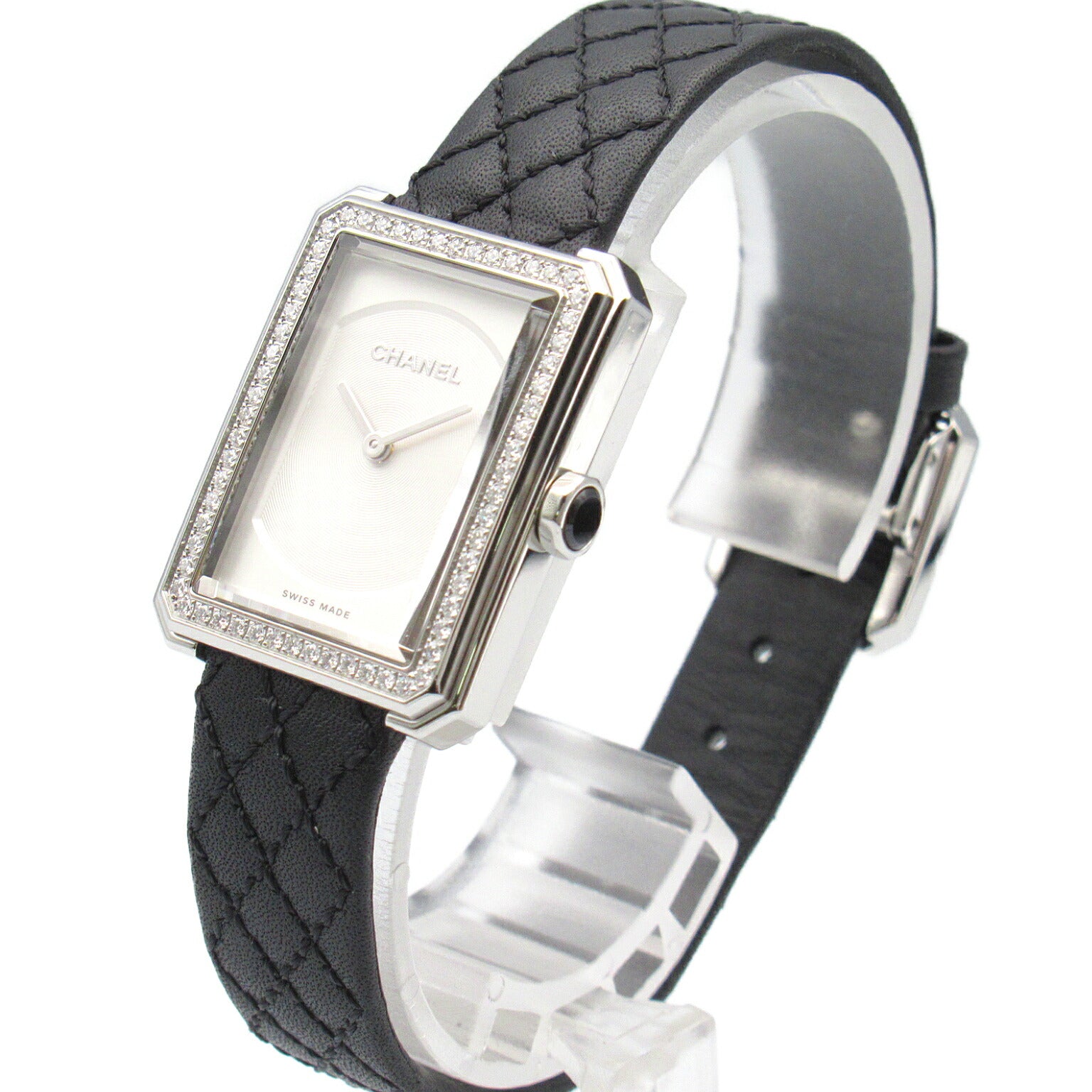 Chanel Boyfriend Diamond Bezel Watch H6955