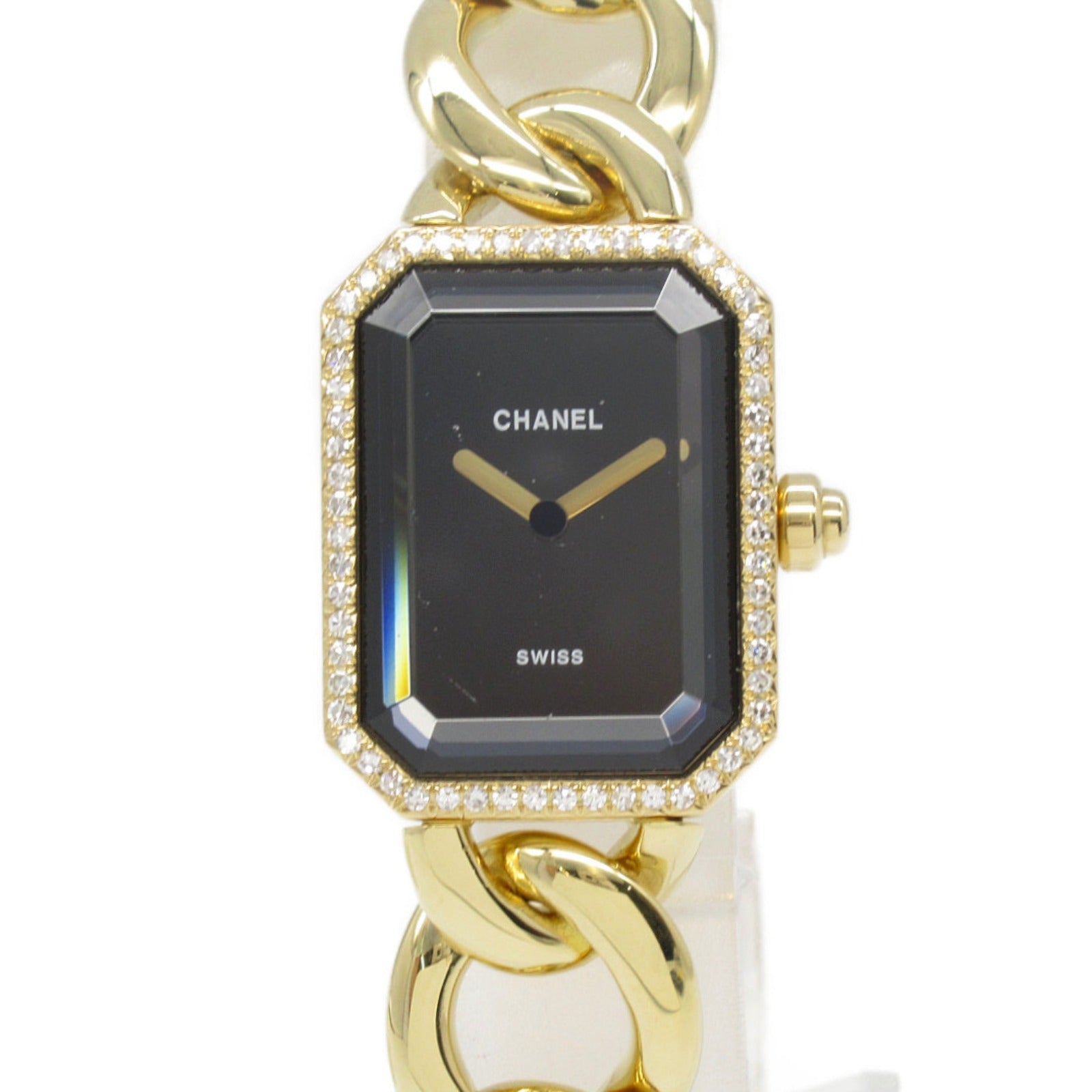 Chanel Premiere XL Diamond Bezel Watch H0113