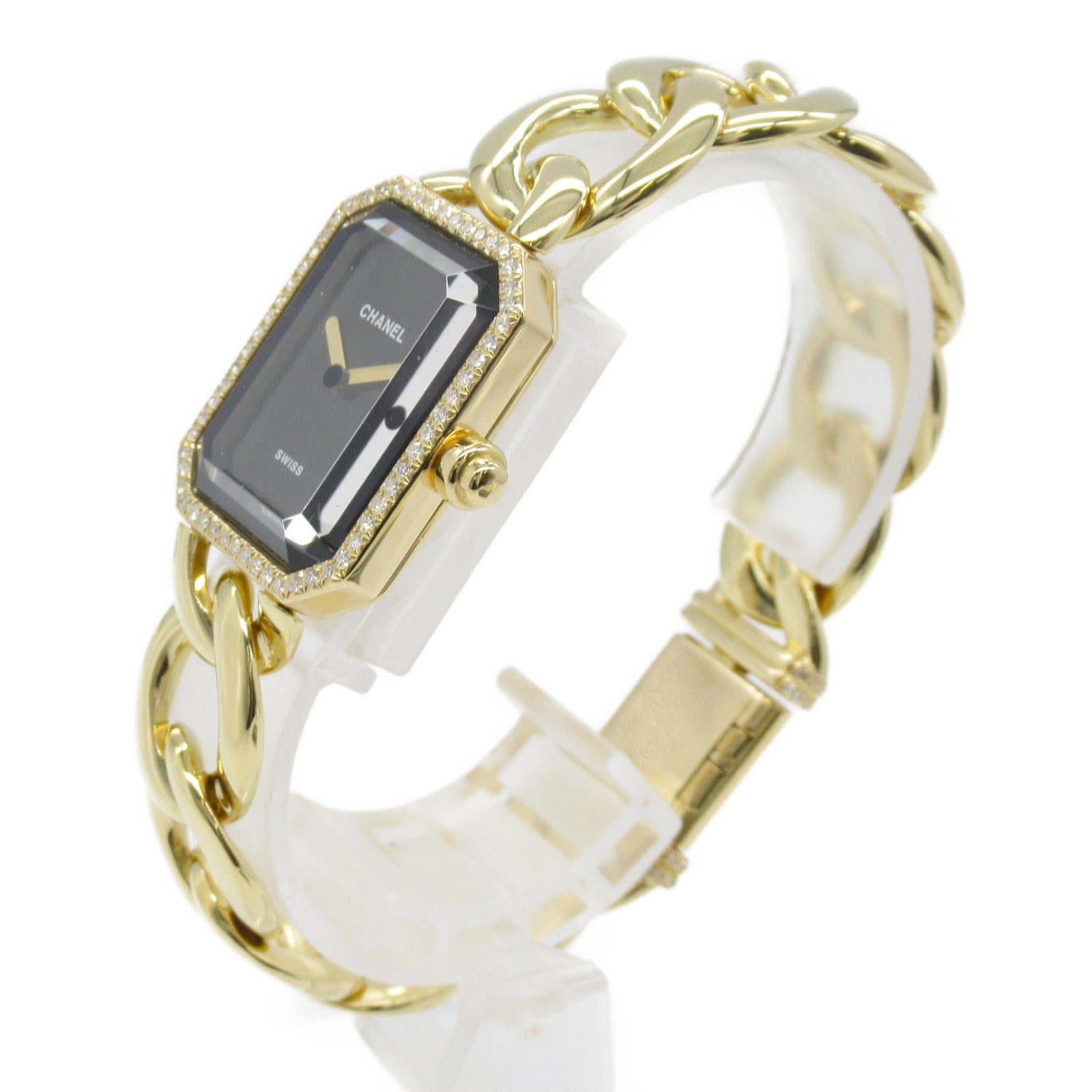 Chanel Premiere XL Diamond Bezel Watch H0113