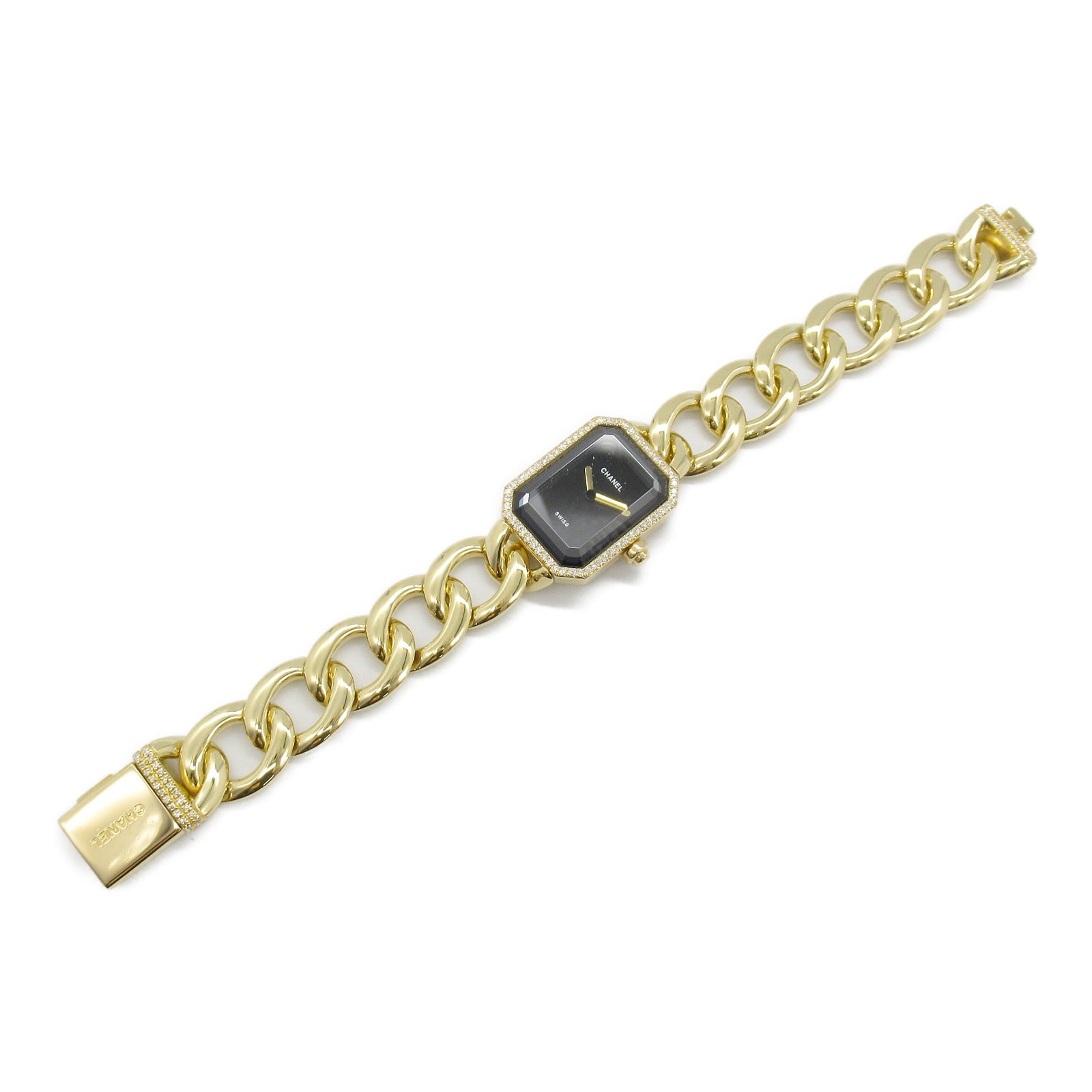 Chanel Premiere XL Diamond Bezel Watch H0113