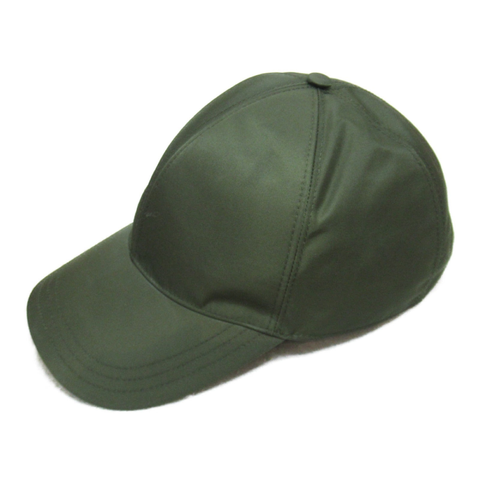 Prada Polyamide Cap Hat Unisex Khaki