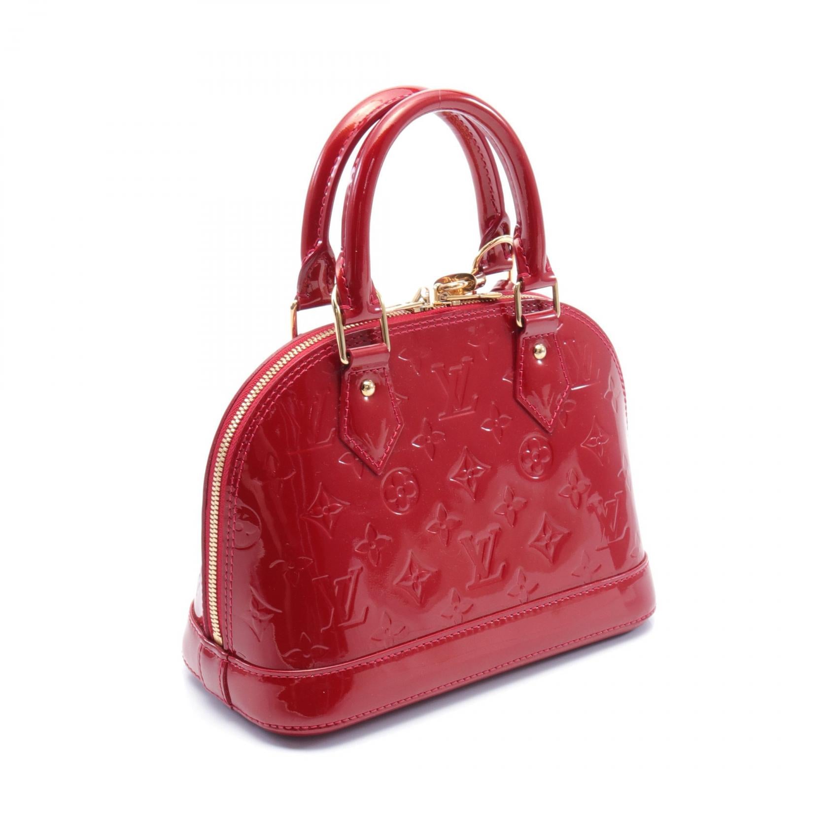 Louis Vuitton Vernis Alma BB Monogram Handbag