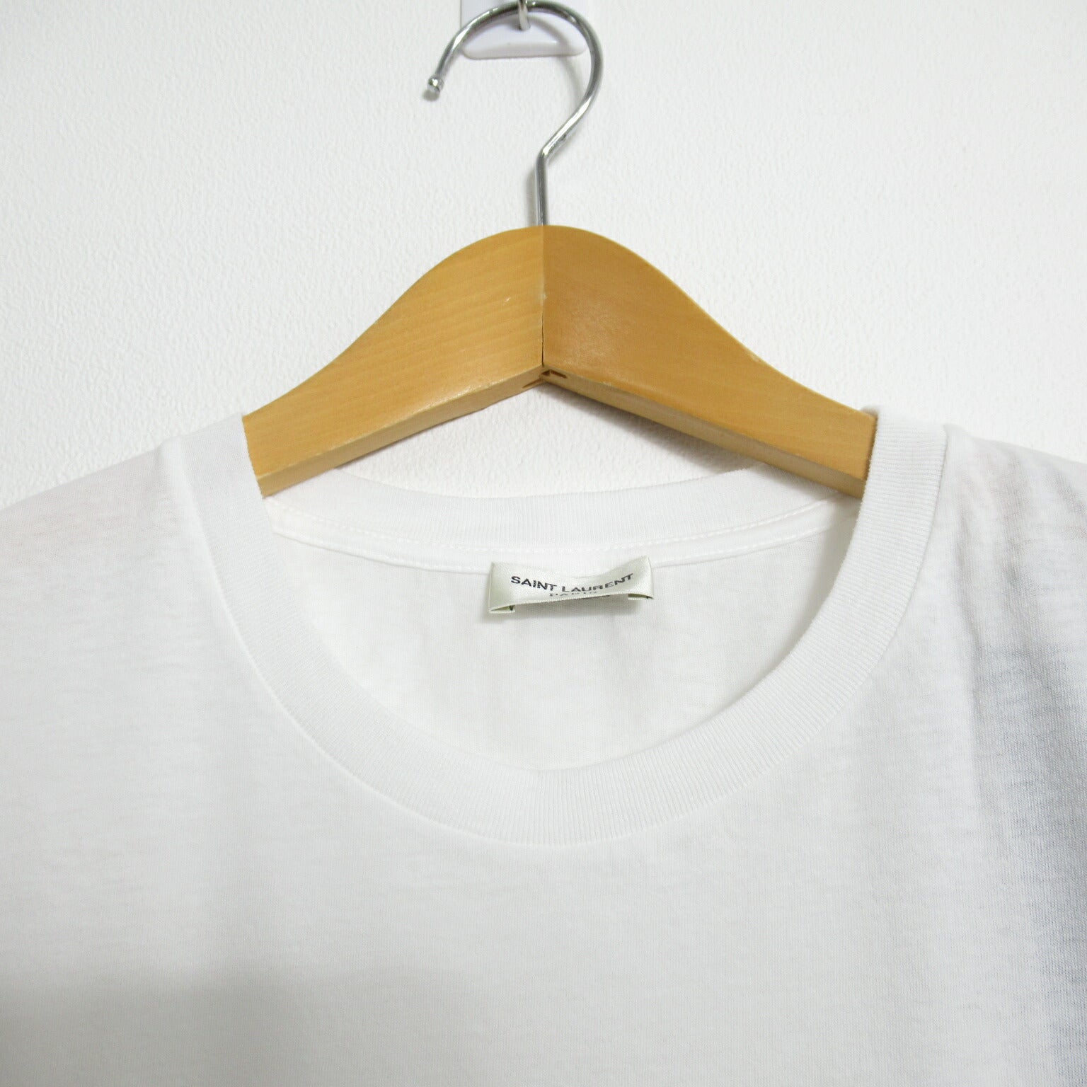 Yves Saint Laurent Cotton T-Shirt White