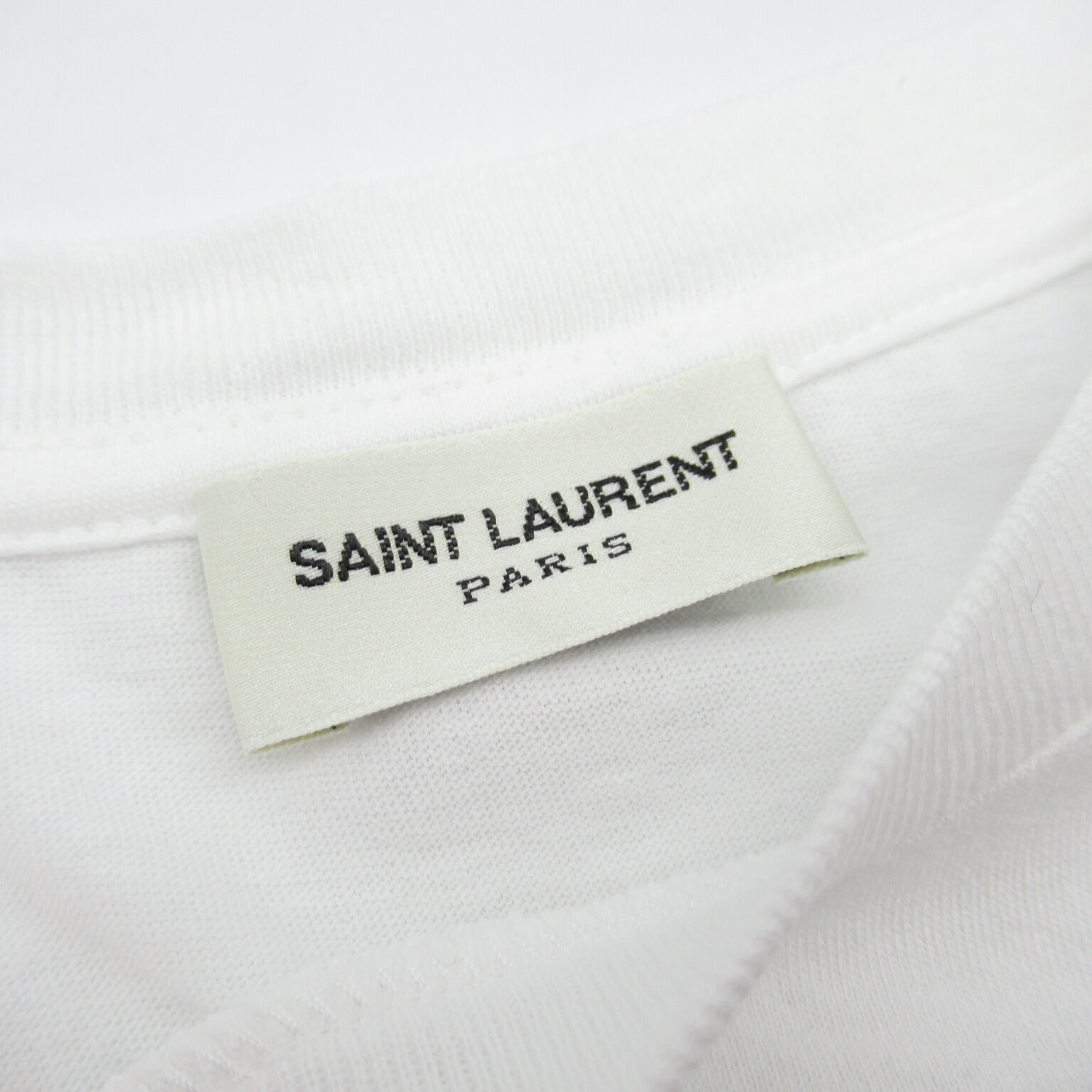 Yves Saint Laurent Cotton T-Shirt White