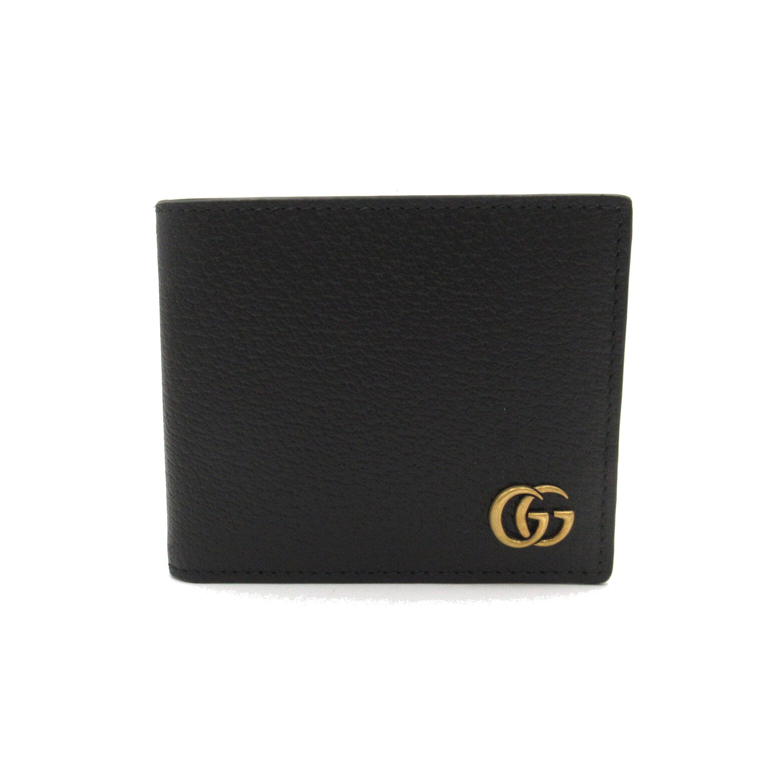 Gucci GG Marmont folded wallet Leather Short Wallet 428726DJ20T1000 in Great Condition