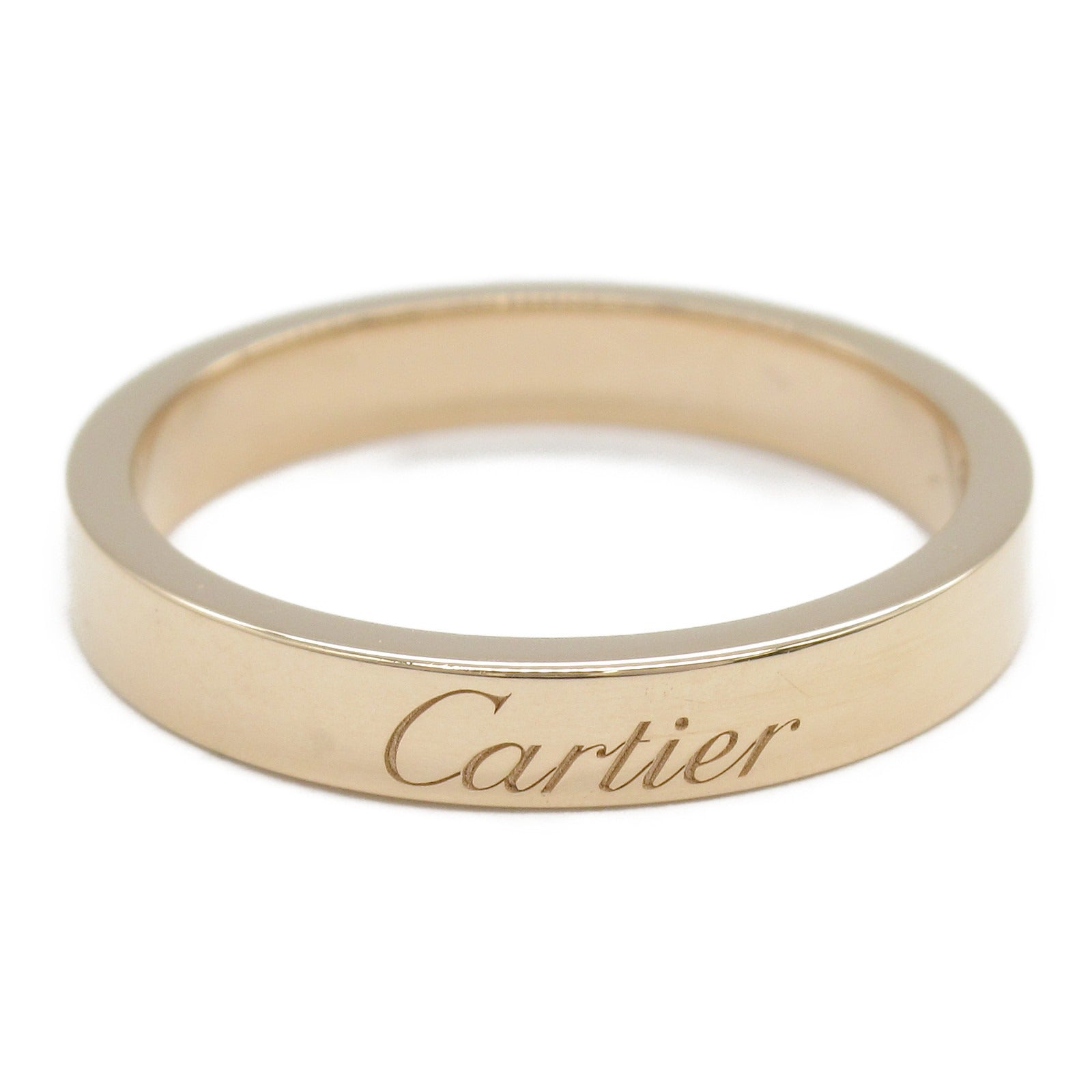 Cartier 18k Gold C de Cartier Ring Metal Ring in Great Condition