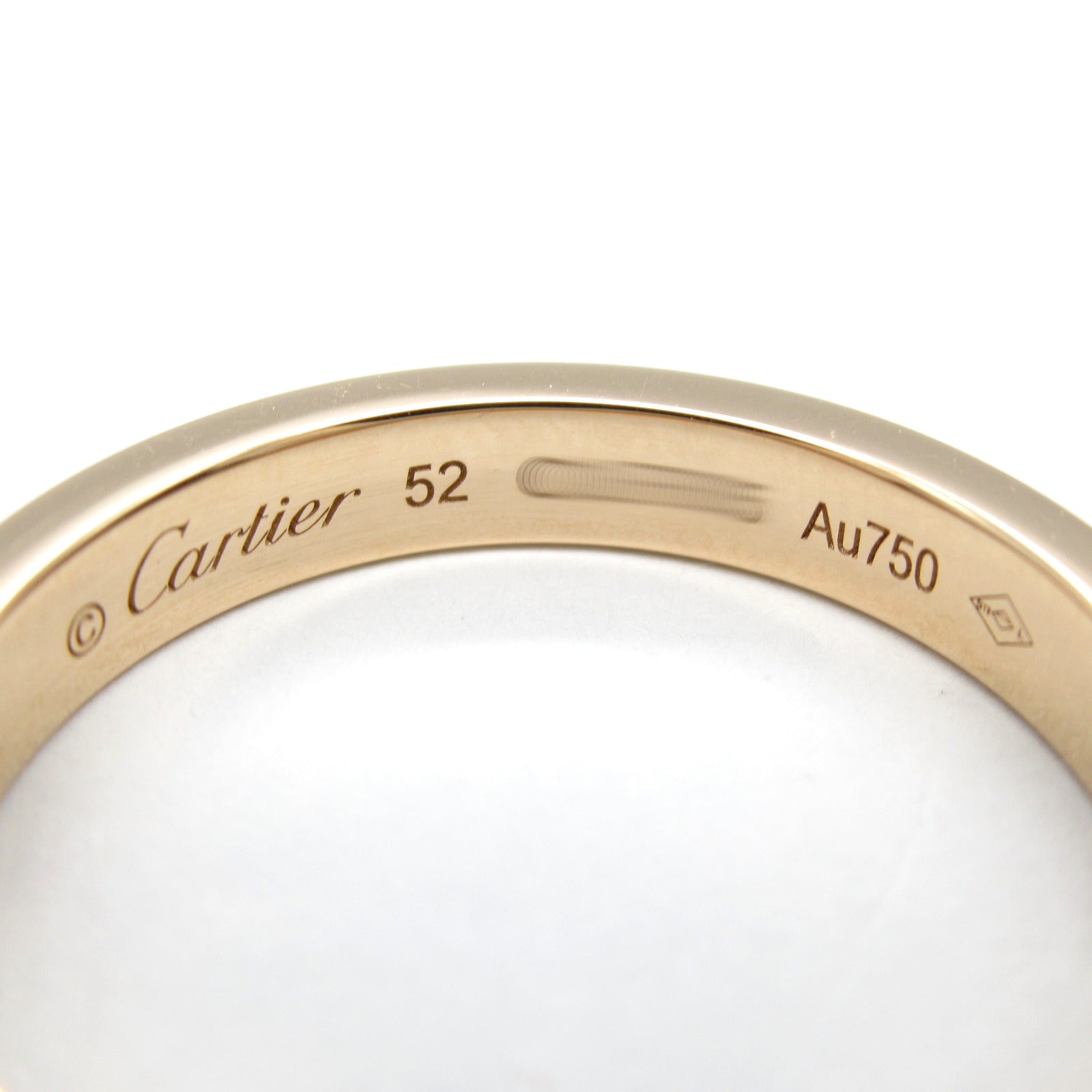 Cartier 18k Gold C de Cartier Ring Metal Ring in Great Condition