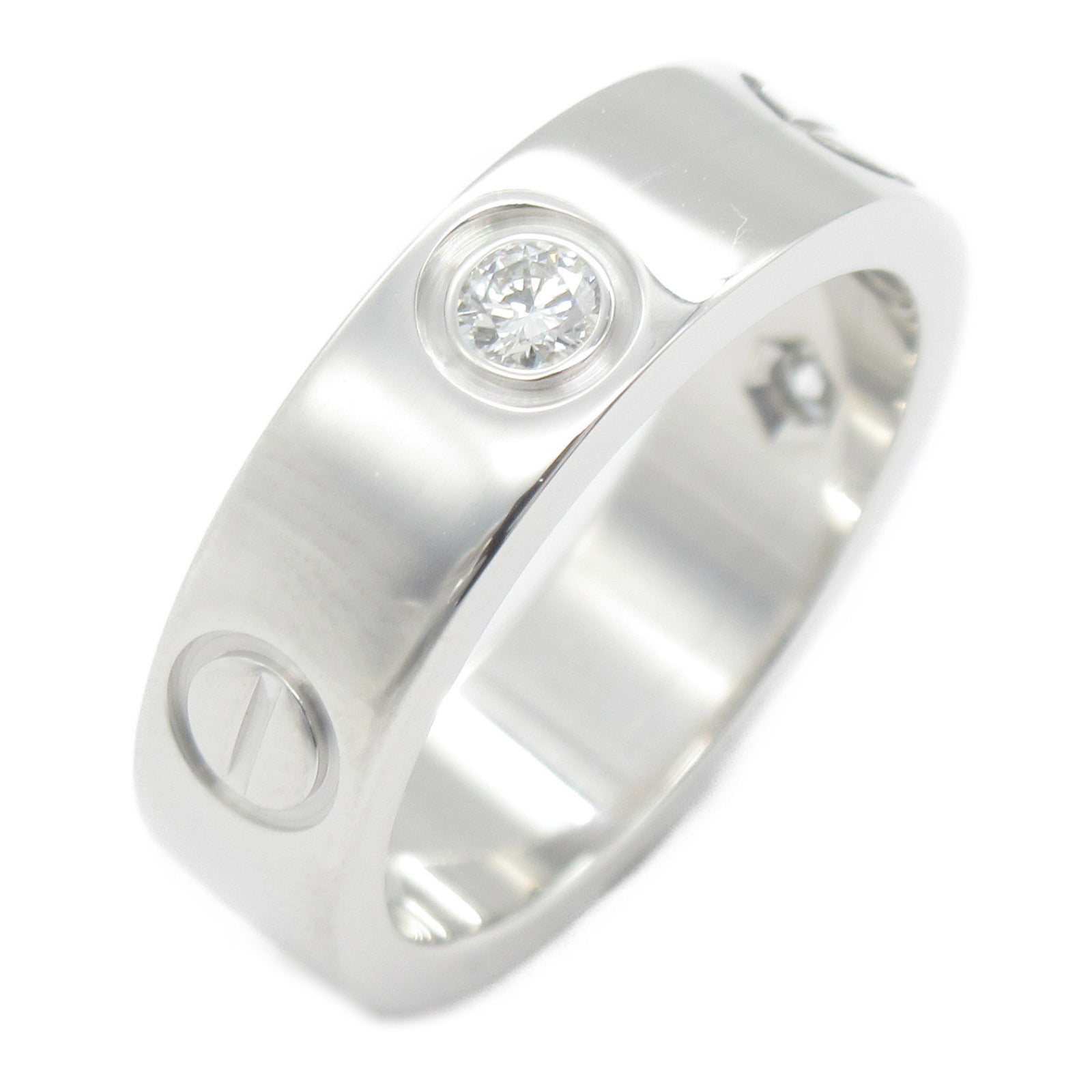 Cartier Love Ring 3PD Diamond K18WG