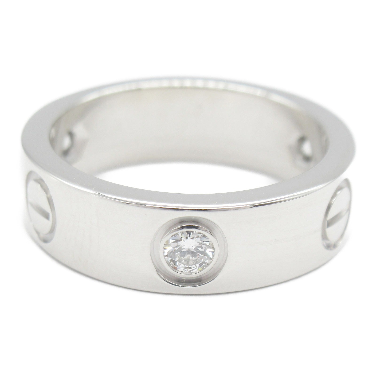 Cartier Love Ring 3PD Diamond K18WG