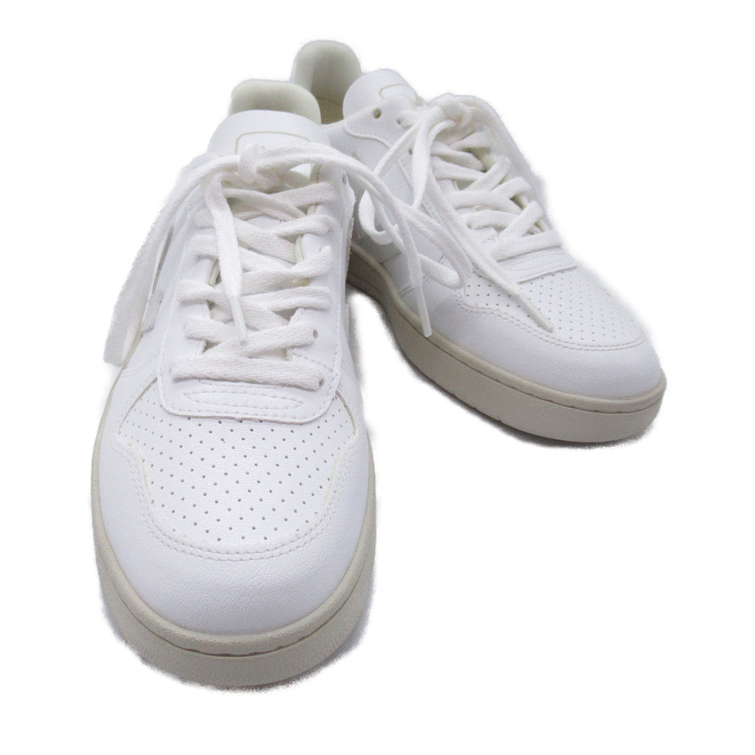 VEJA Leather Rubber Sneakers White/Gray