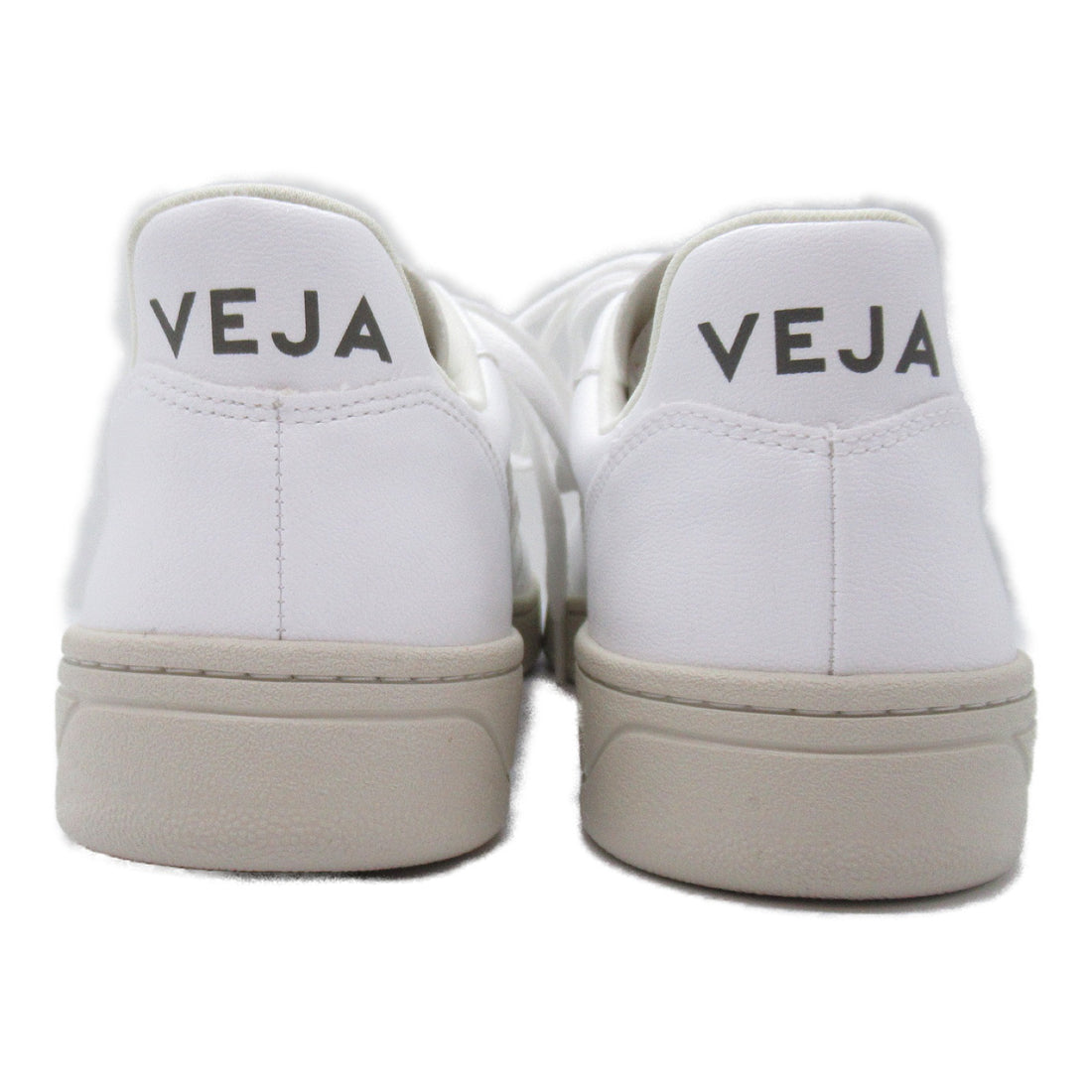 VEJA Leather Rubber Sneakers White/Gray