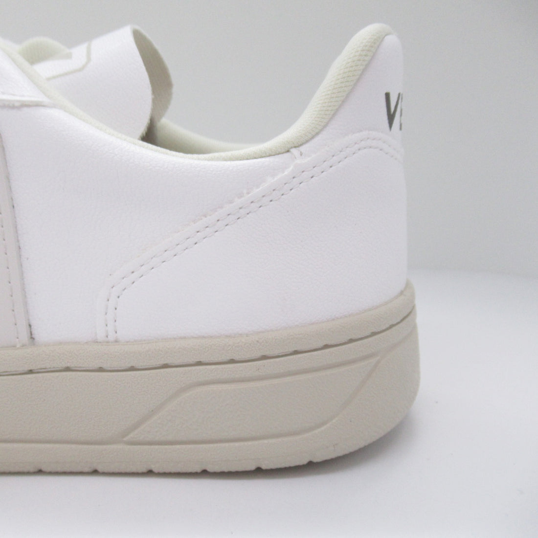 VEJA Leather Rubber Sneakers White/Gray