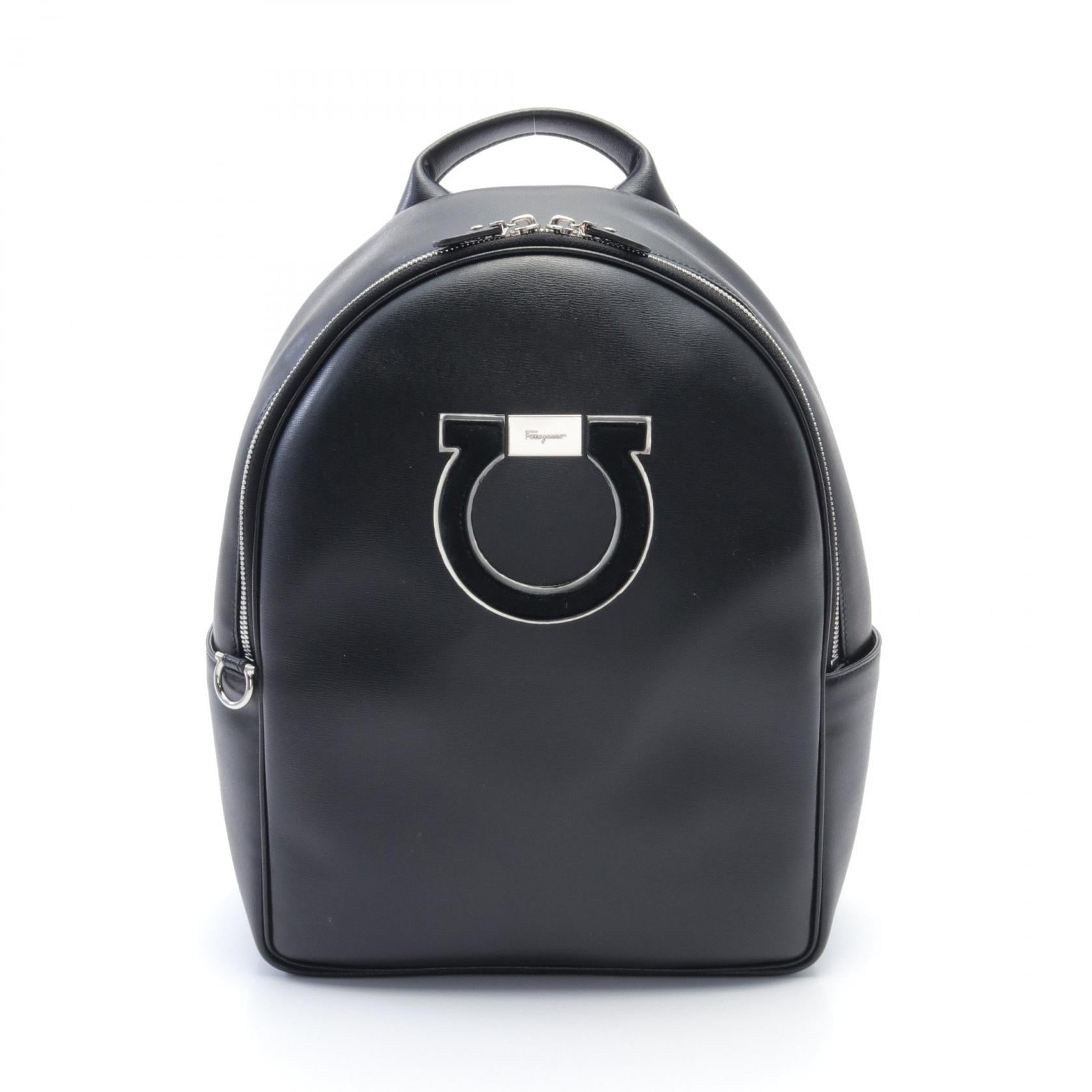 Salvatore Ferragamo Leather Gancini Backpack  Leather Backpack in Great Condition