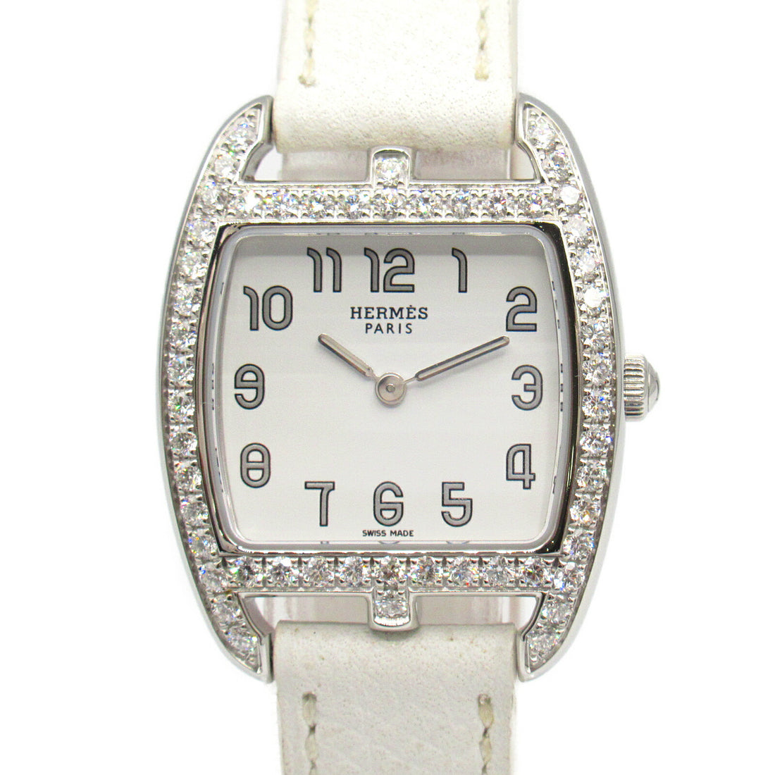 Hermes Cape Cod Diamond Bezel Watch CT1.230