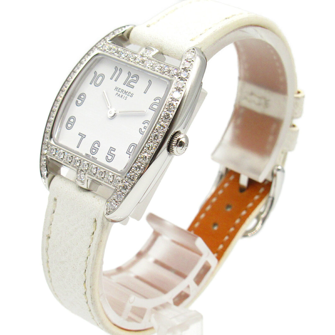 Hermes Cape Cod Diamond Bezel Watch CT1.230