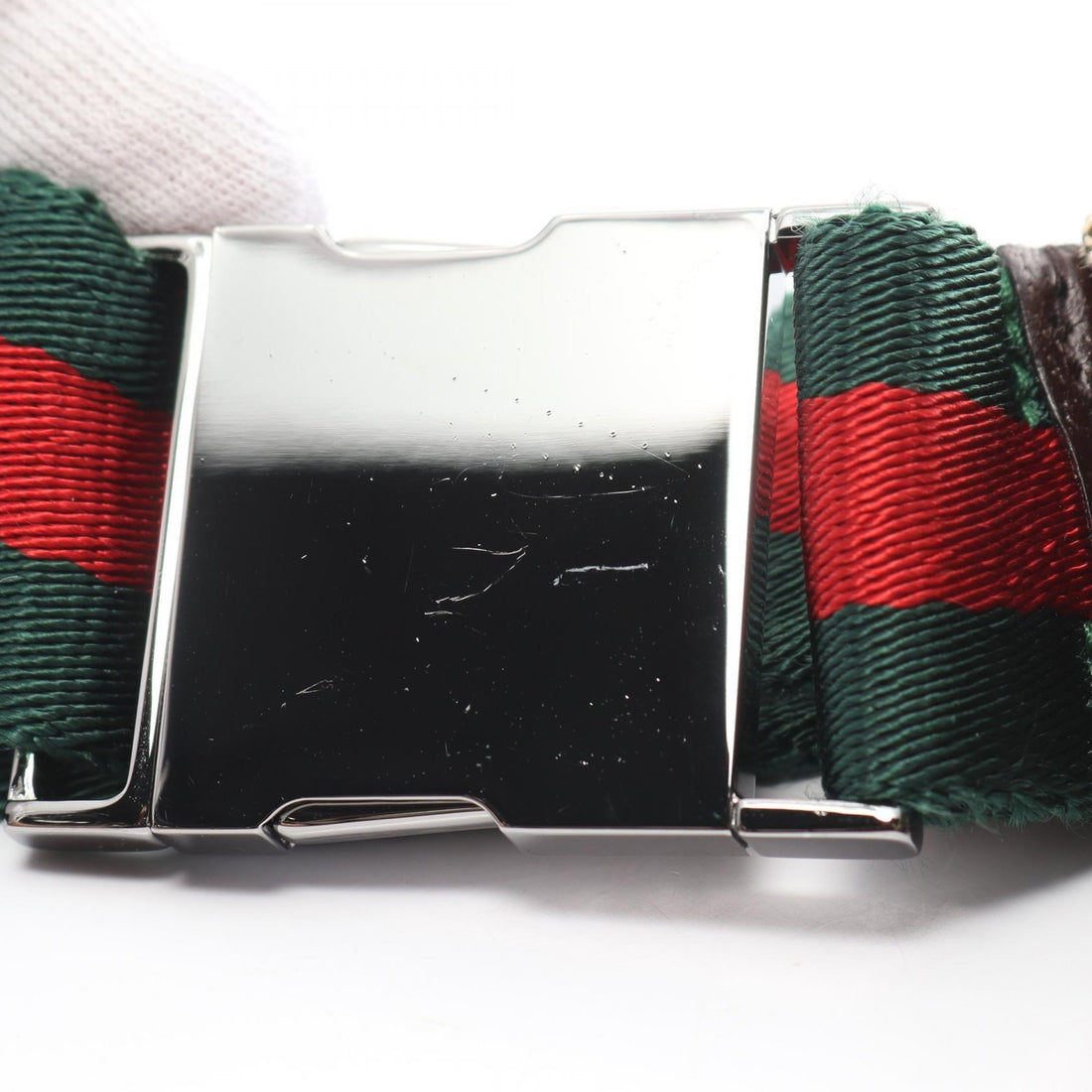 Gucci Canvas Leather Waist Bag 28566