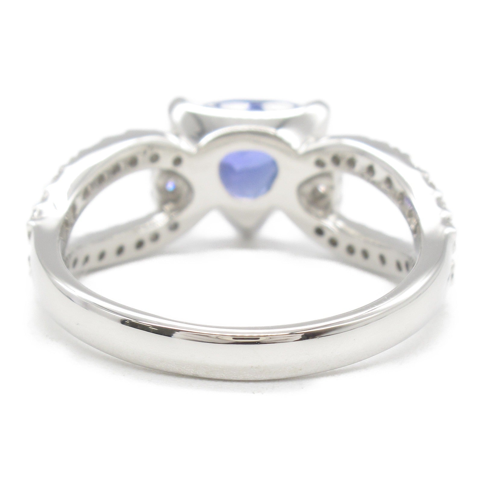 Tanzanite Diamond Ring Pt900 Platinum