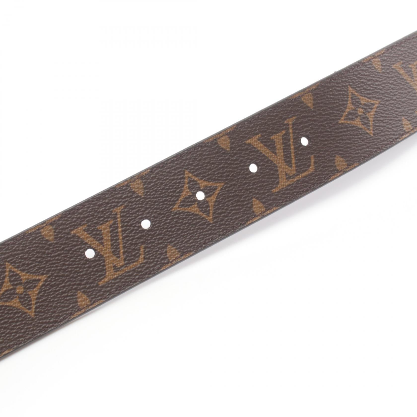 Louis Vuitton Monogram Belt PVC Leather