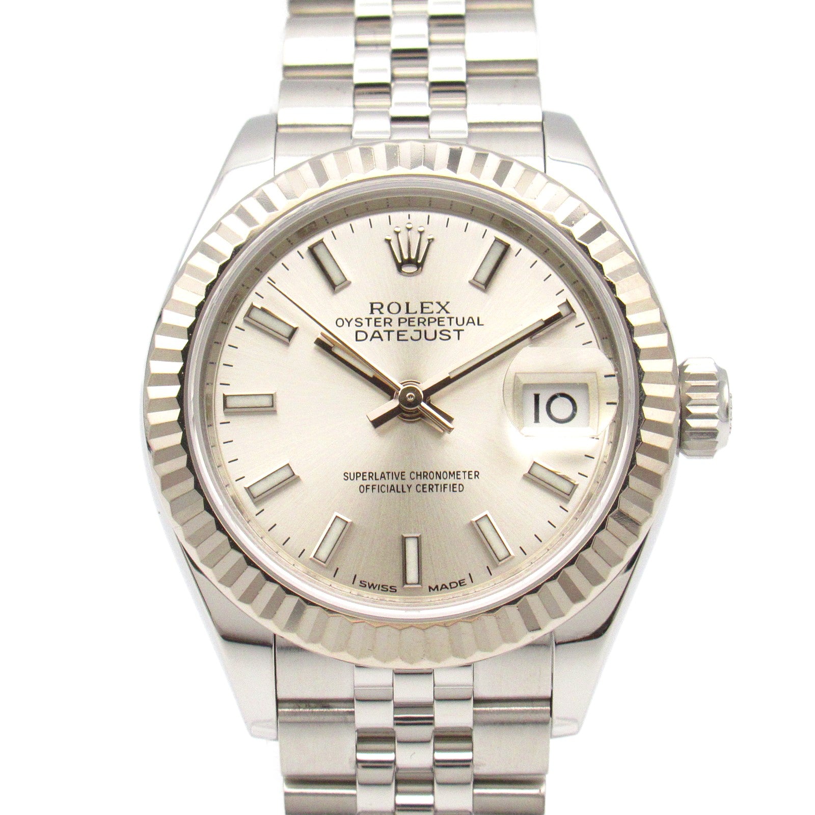 Rolex Datejust White Gold Stainless Steel Watch