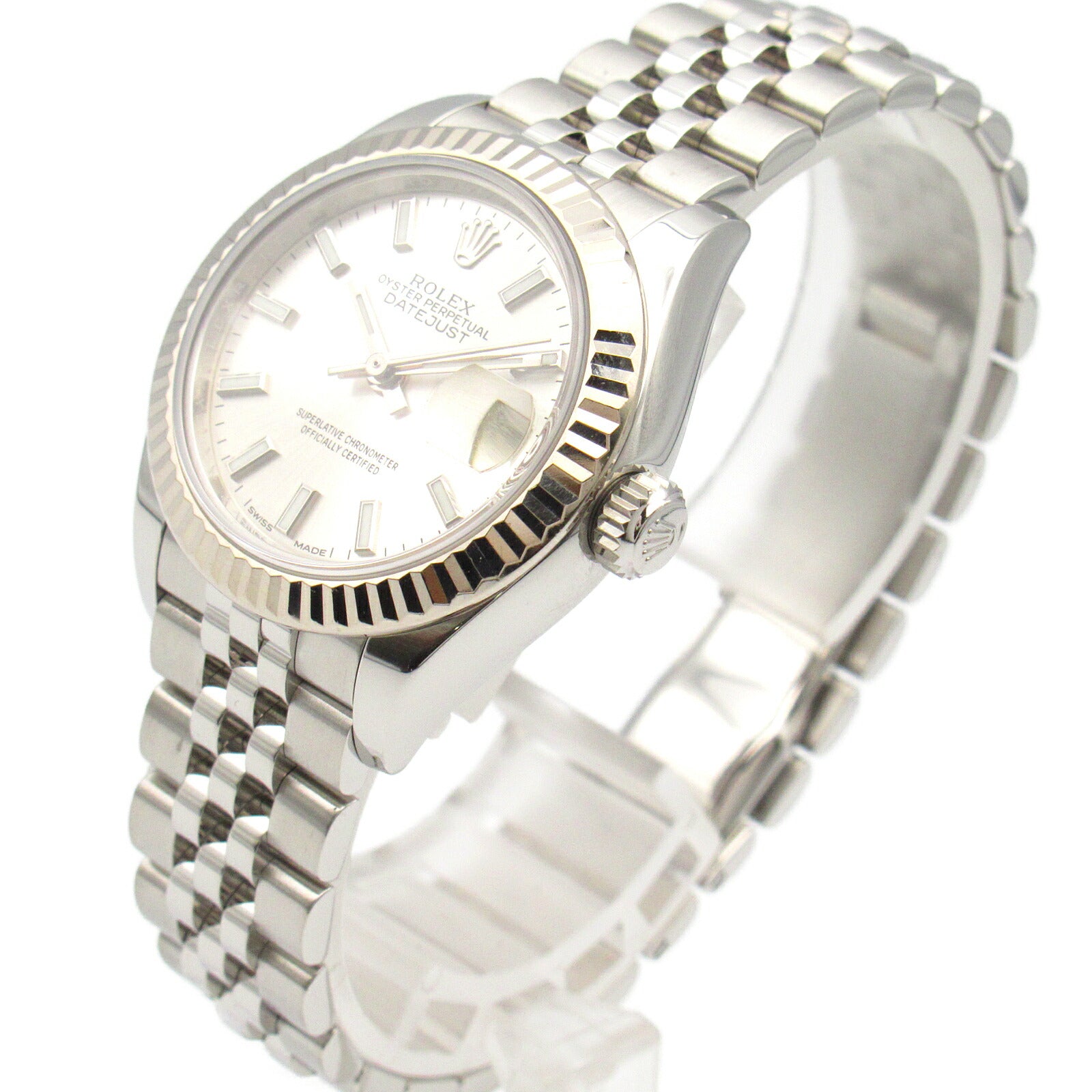 Rolex Datejust White Gold Stainless Steel Watch